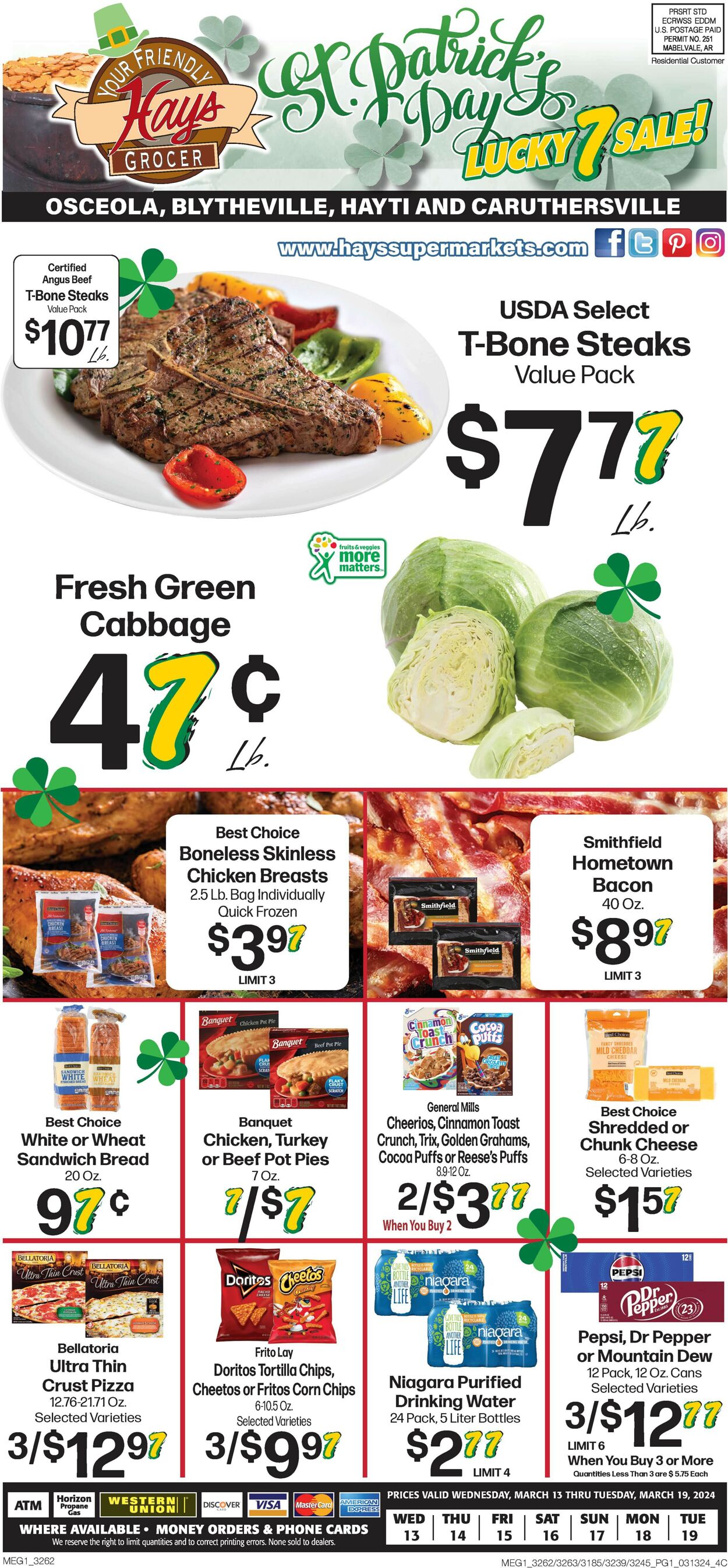 Hays Supermarket Weekly Ad Circular - valid 03/13-03/19/2024