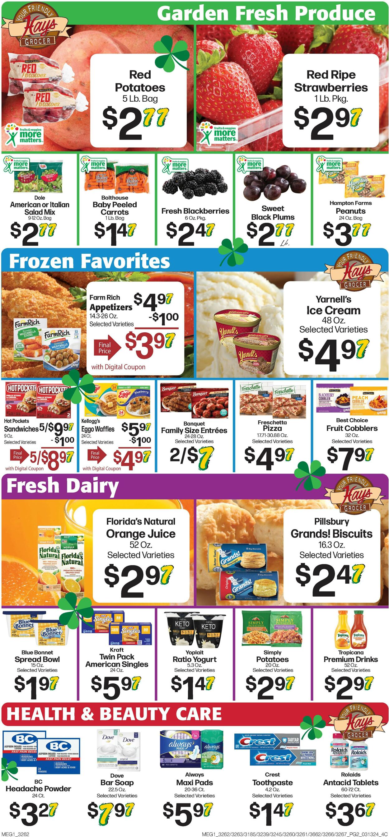 Hays Supermarket Weekly Ad Circular - valid 03/13-03/19/2024 (Page 2)