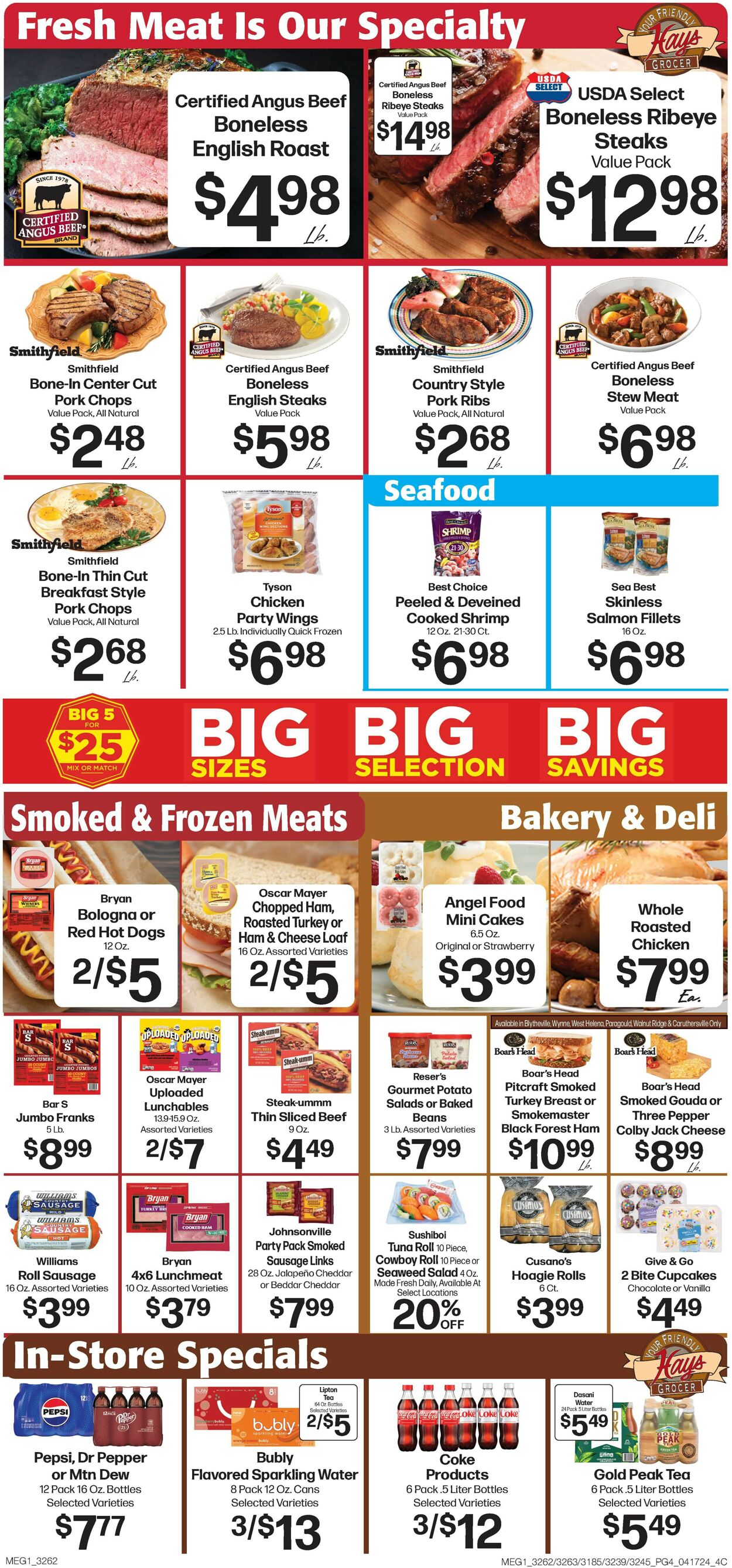 Hays Supermarket Weekly Ad Circular - valid 04/17-04/23/2024 (Page 4)