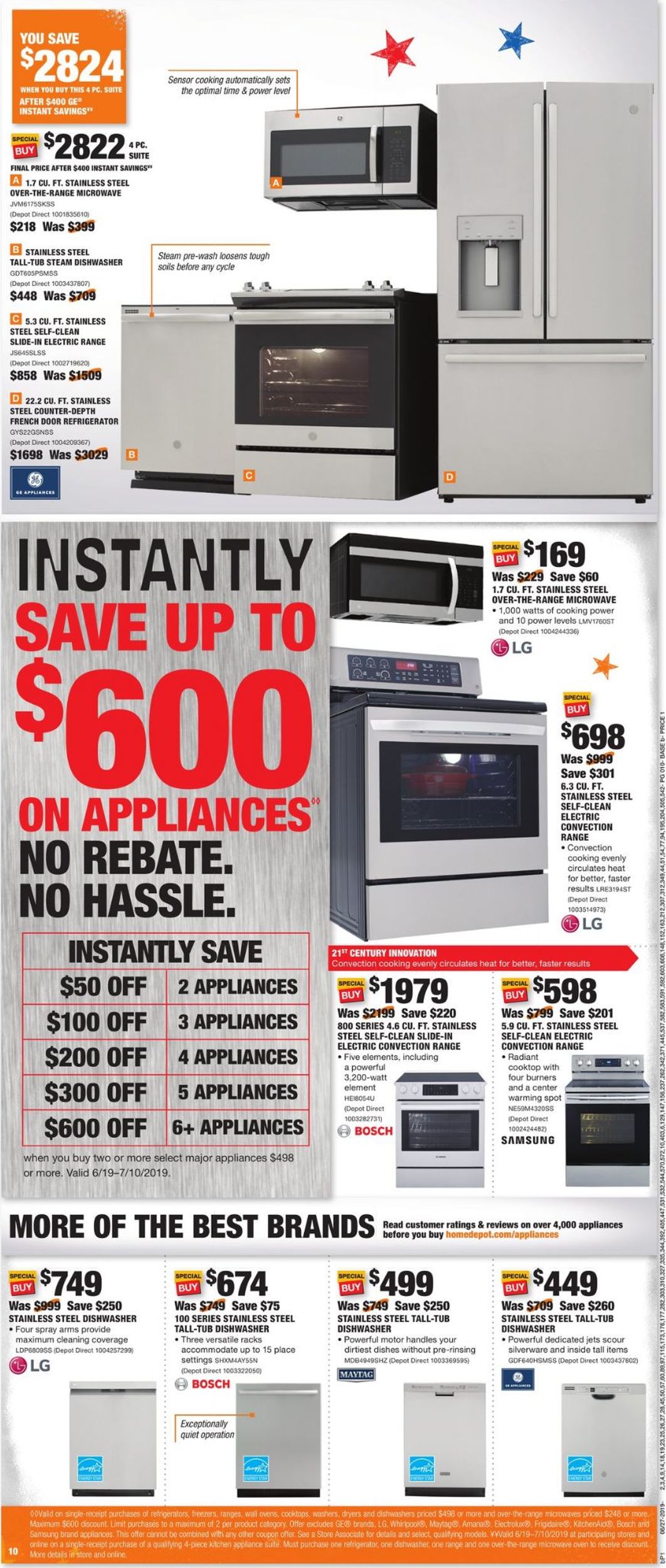 Home Depot Weekly Ad Circular - valid 06/27-07/05/2019 (Page 10)