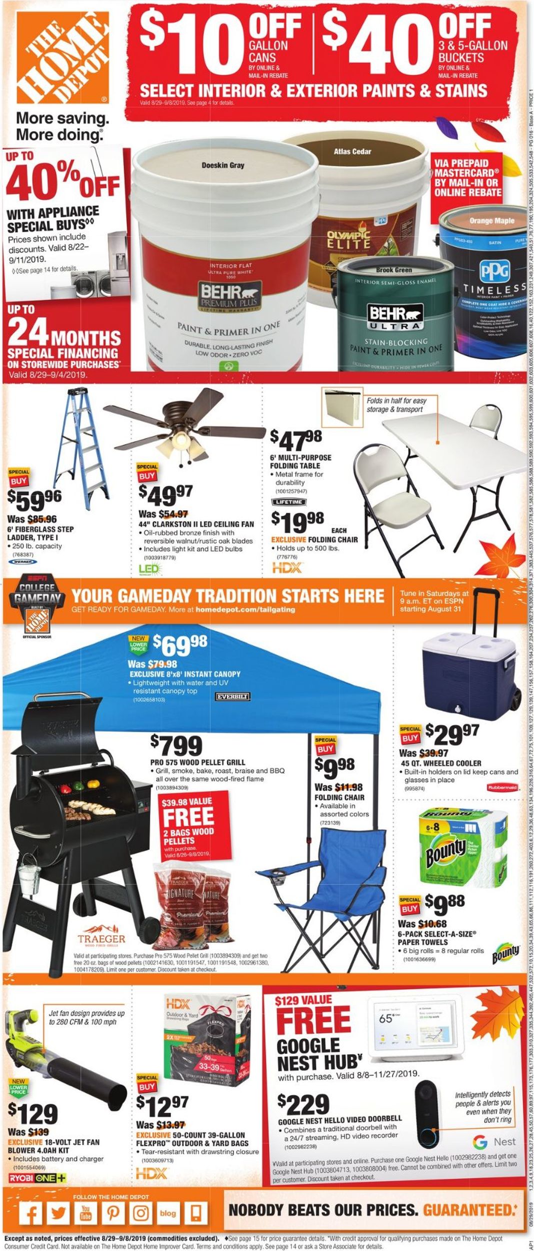 Home Depot Weekly Ad Circular - valid 08/29-09/08/2019 (Page 16)