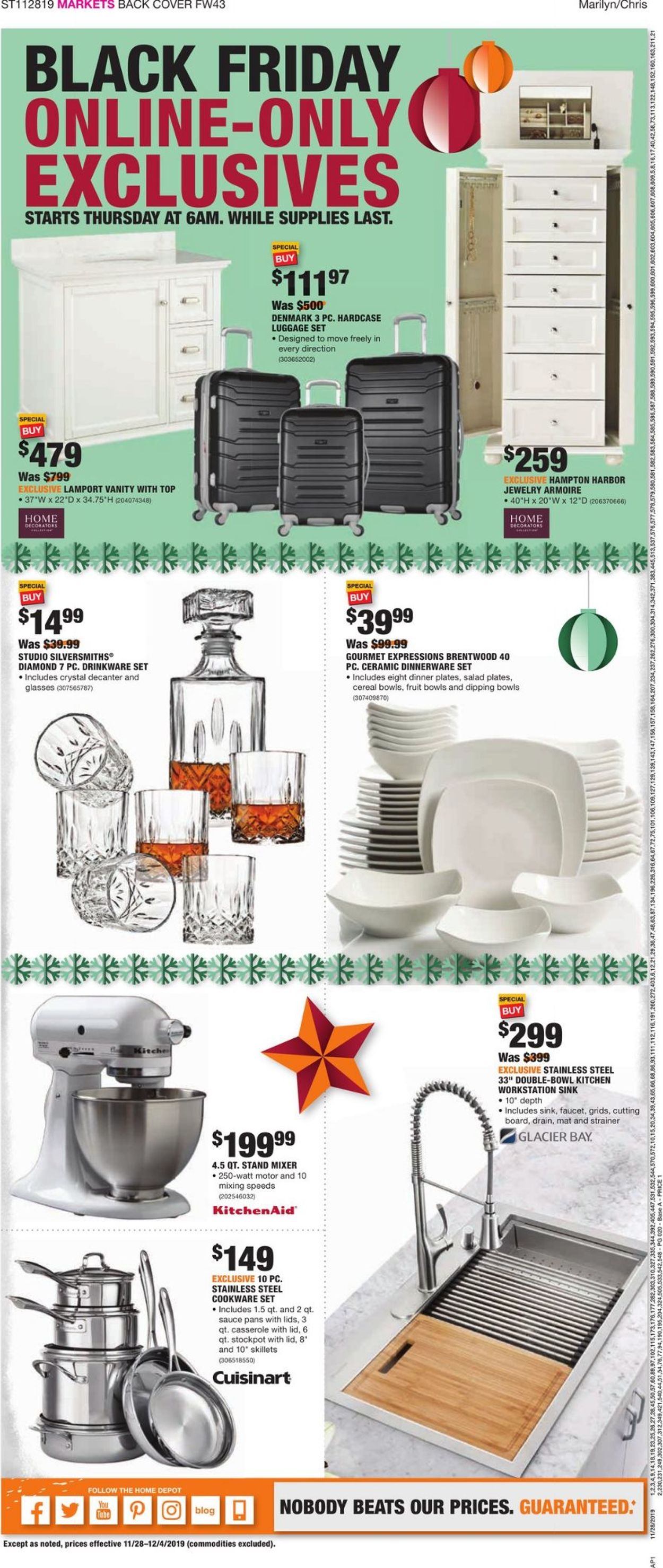 Home Depot - Black Friday Savings 2019 Weekly Ad Circular - valid 11/28-12/04/2019 (Page 20)