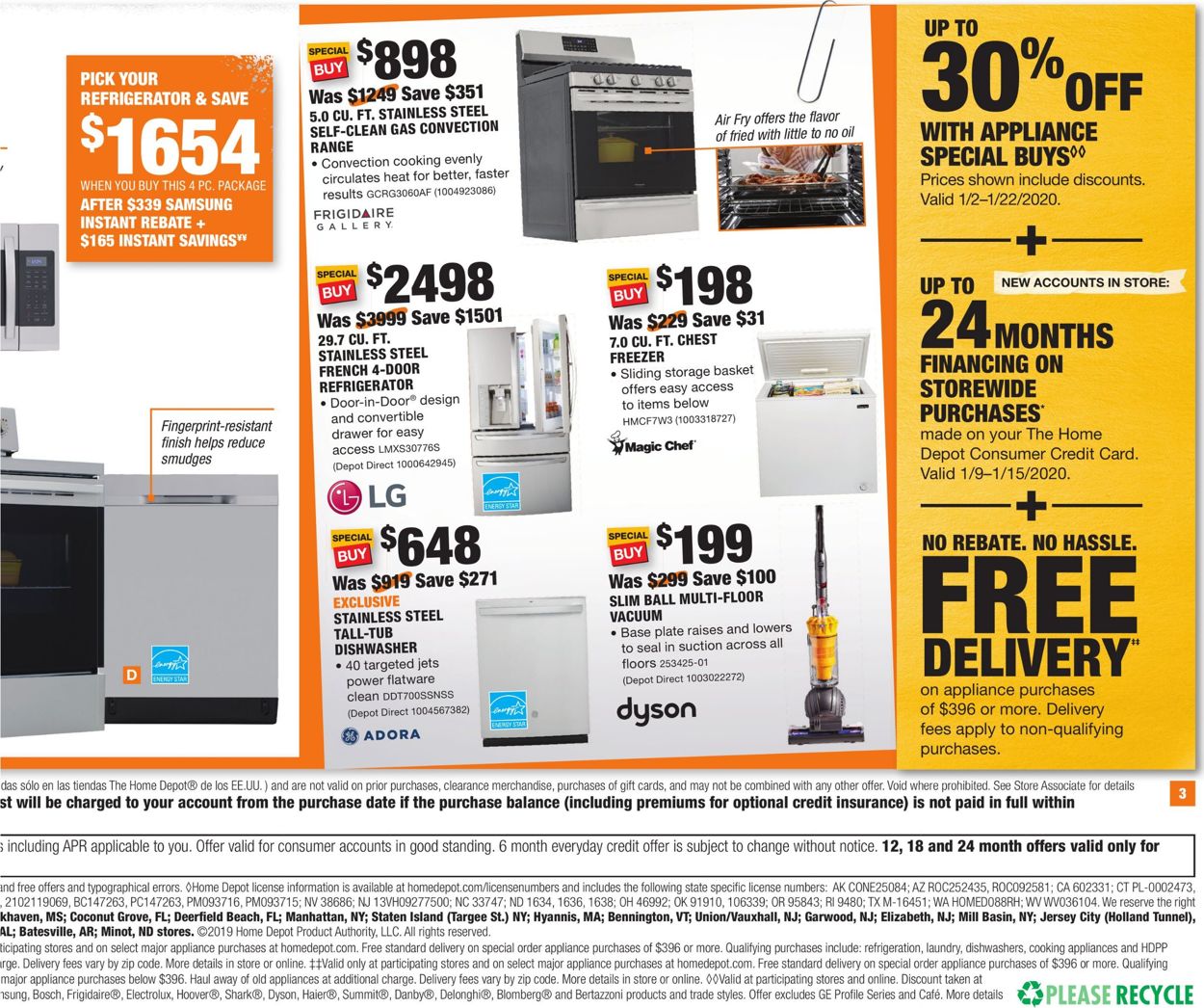 Home Depot Weekly Ad Circular - valid 01/12-01/15/2020 (Page 3)