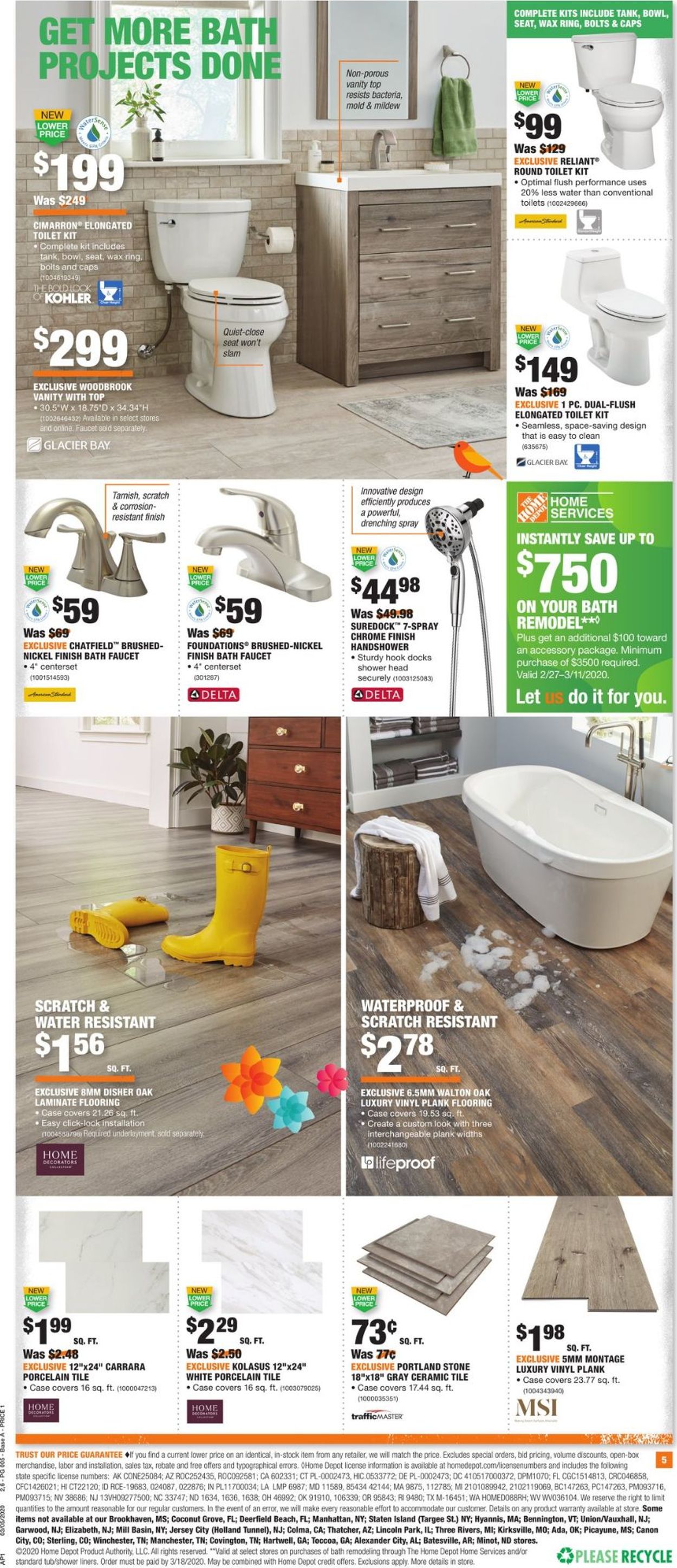 Home Depot Weekly Ad Circular - valid 03/05-03/15/2020 (Page 5)