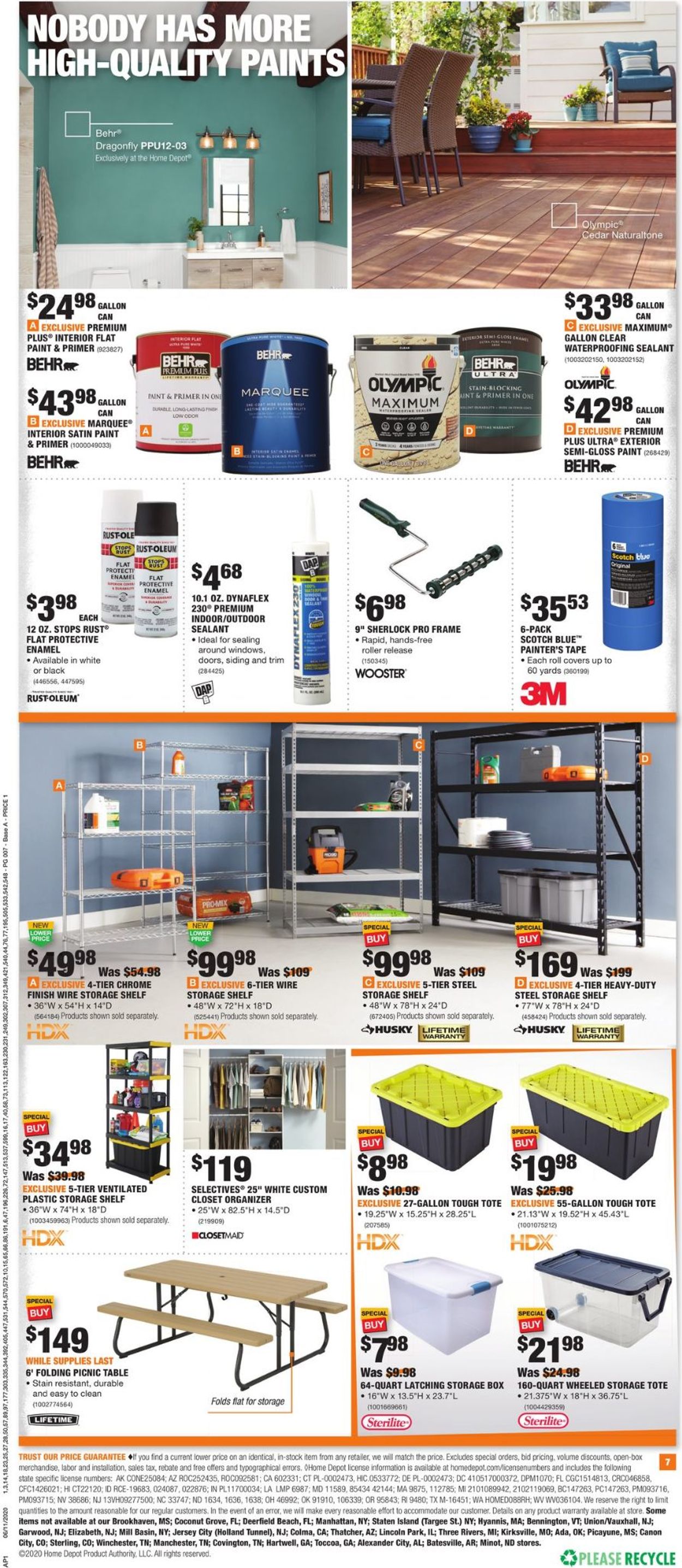 Home Depot Weekly Ad Circular - valid 06/11-06/21/2020 (Page 7)