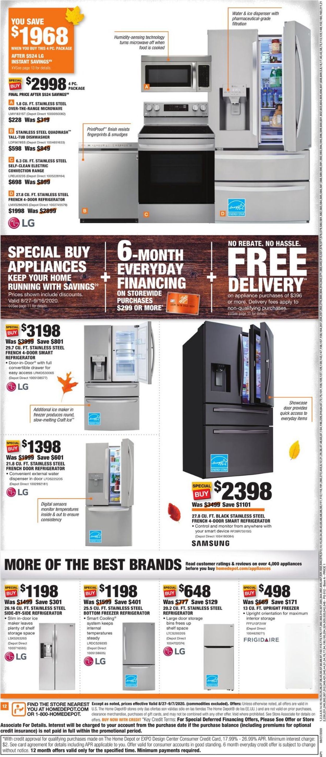 Home Depot Weekly Ad Circular - valid 08/27-09/07/2020 (Page 12)
