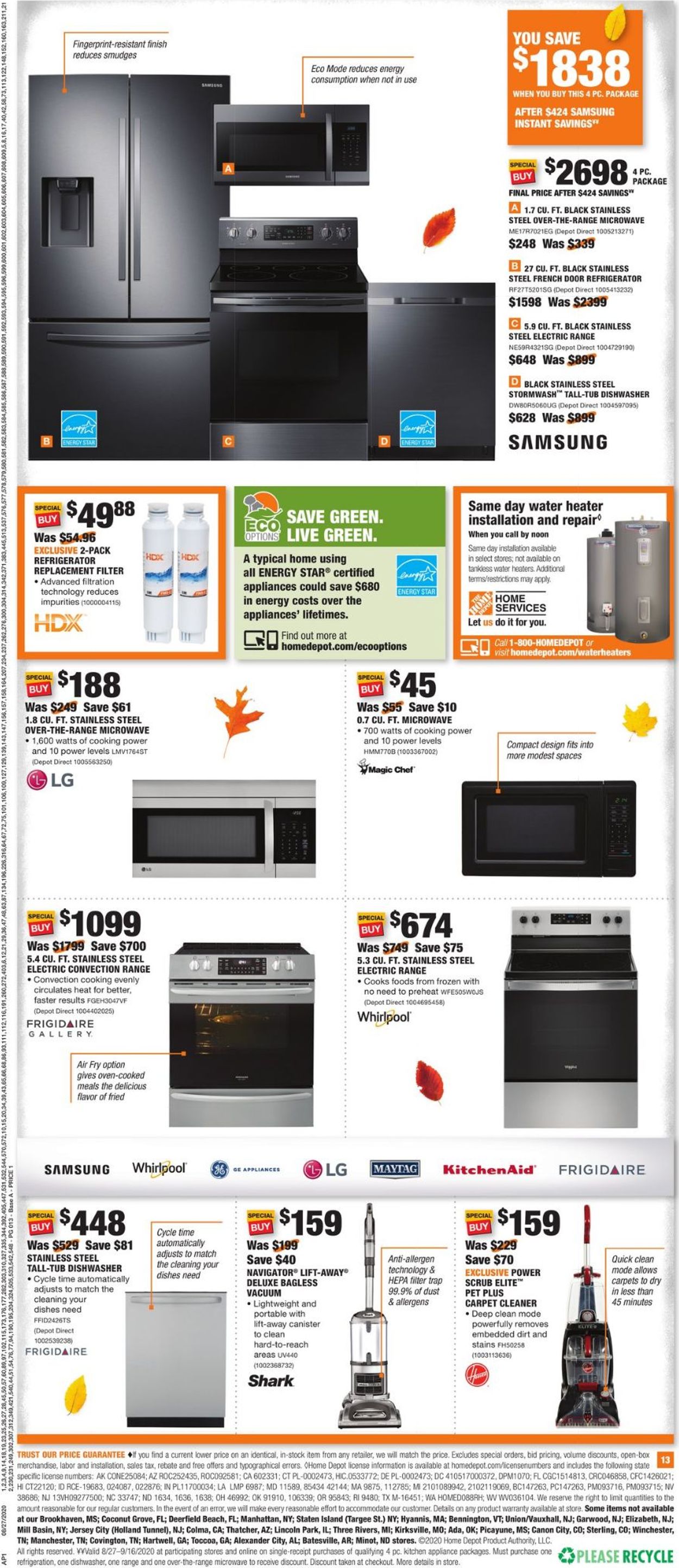 Home Depot Weekly Ad Circular - valid 08/27-09/07/2020 (Page 13)