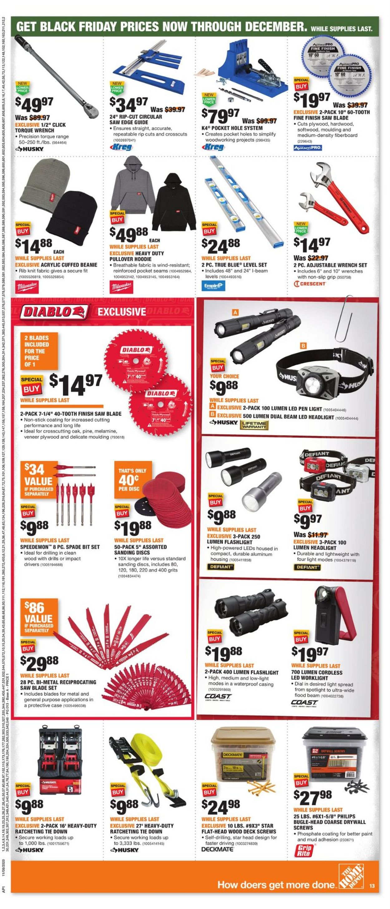 Home Depot Black Friday 2020 Weekly Ad Circular - valid 11/08-12/02/2020 (Page 13)
