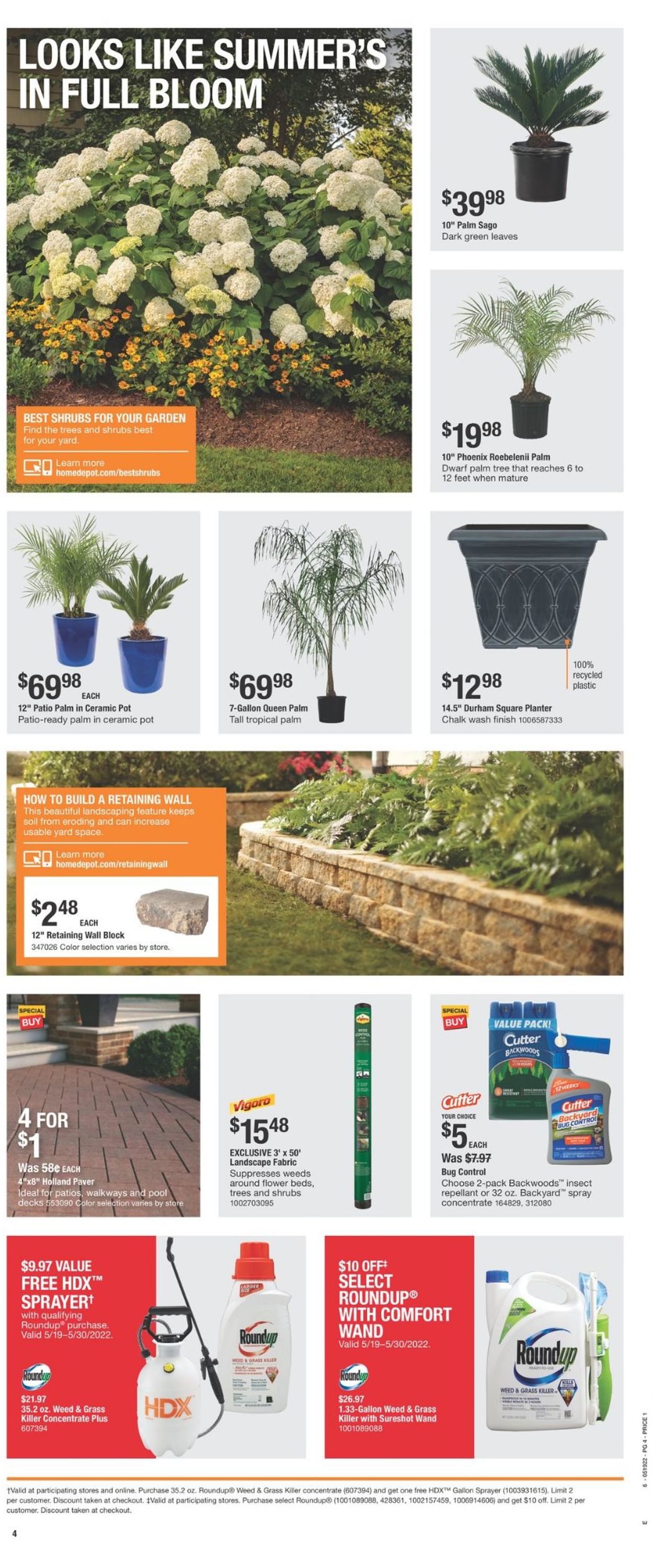 Home Depot Weekly Ad Circular - valid 05/19-05/30/2022 (Page 4)