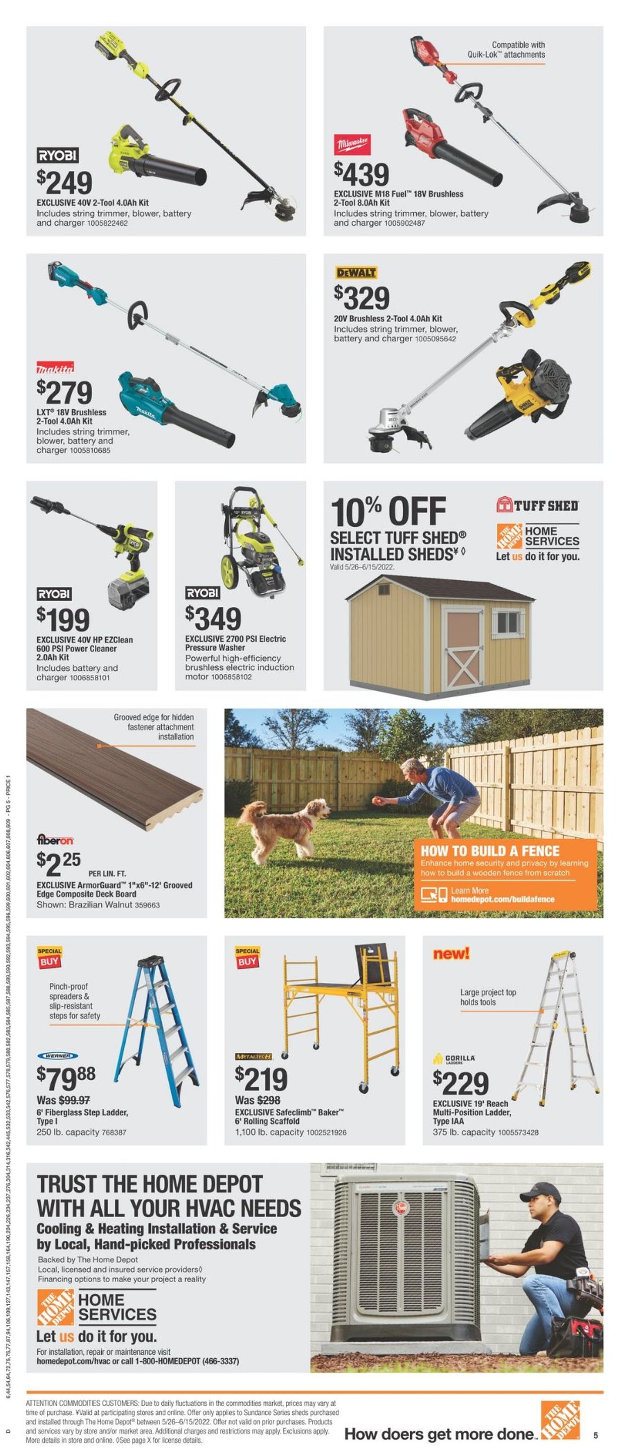 Home Depot Weekly Ad Circular - valid 06/09-06/19/2022 (Page 5)