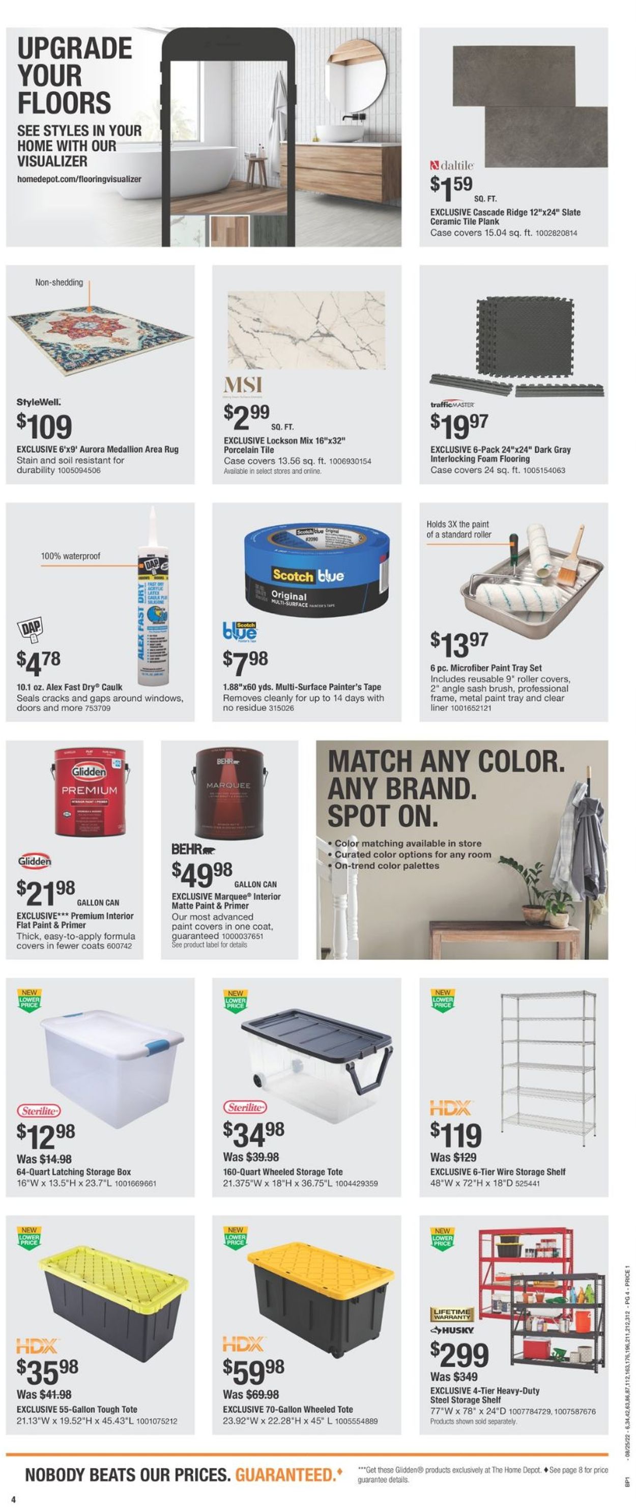 Home Depot Weekly Ad Circular - valid 08/25-09/07/2022 (Page 4)