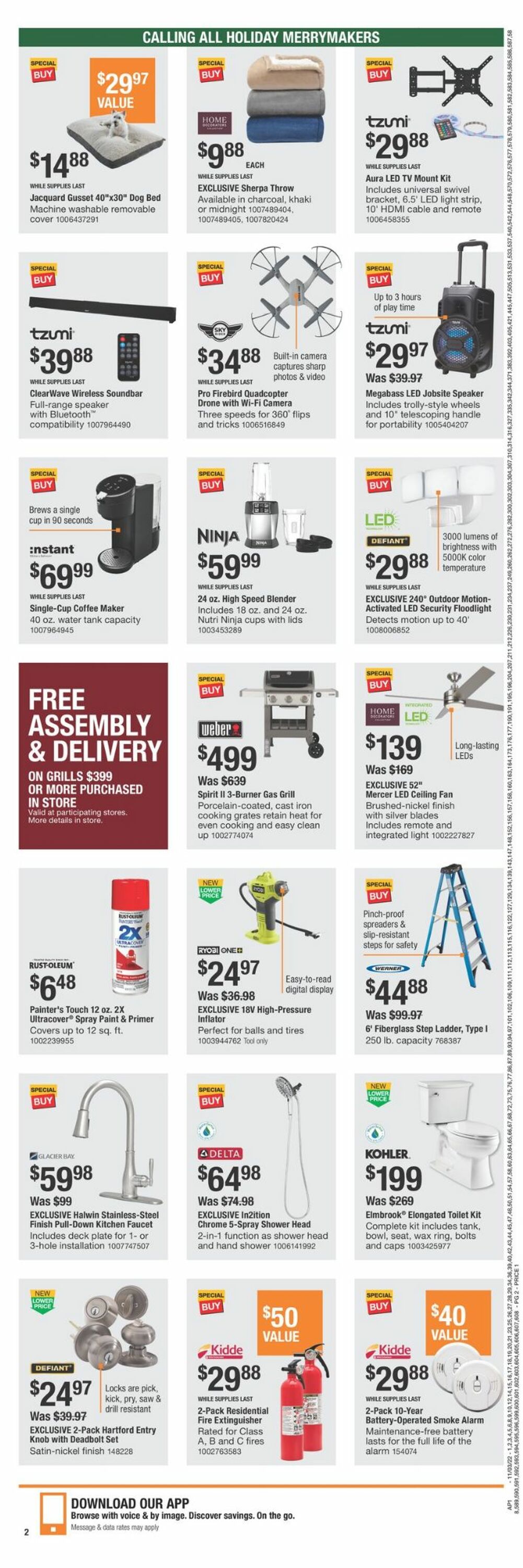 Home Depot Weekly Ad Circular - valid 11/03-11/23/2022 (Page 2)