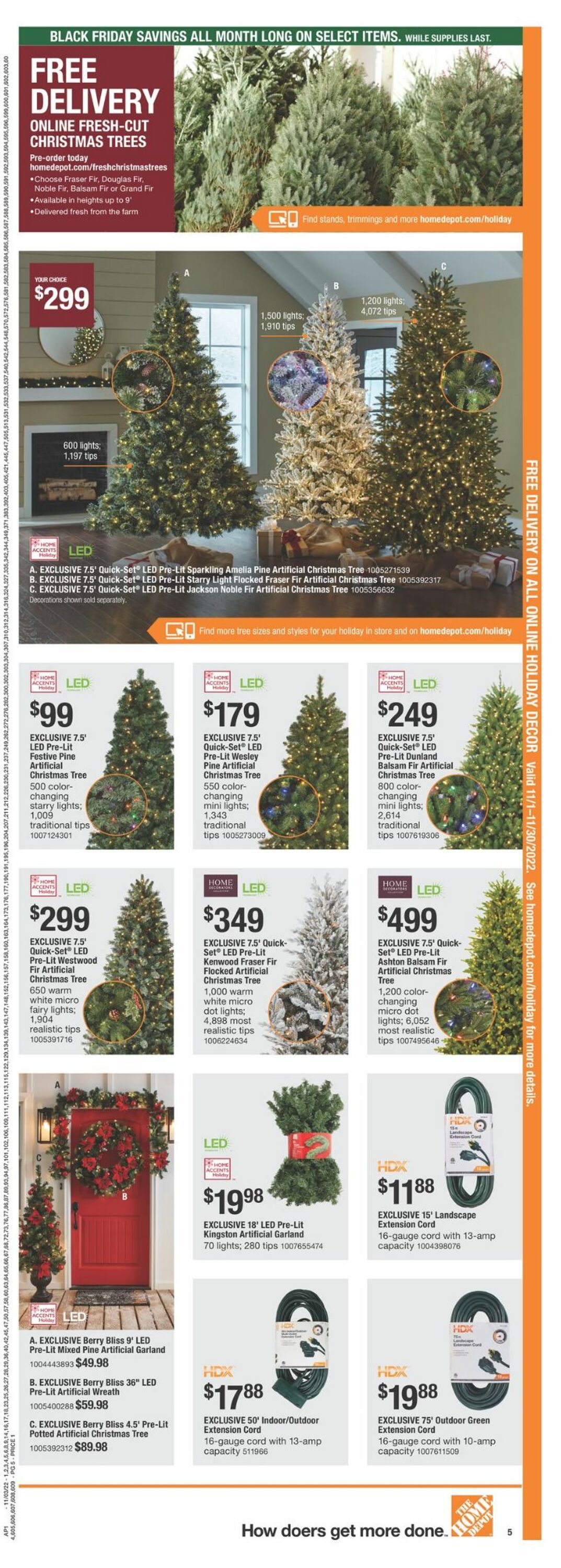 Home Depot Weekly Ad Circular - valid 11/03-11/23/2022 (Page 5)