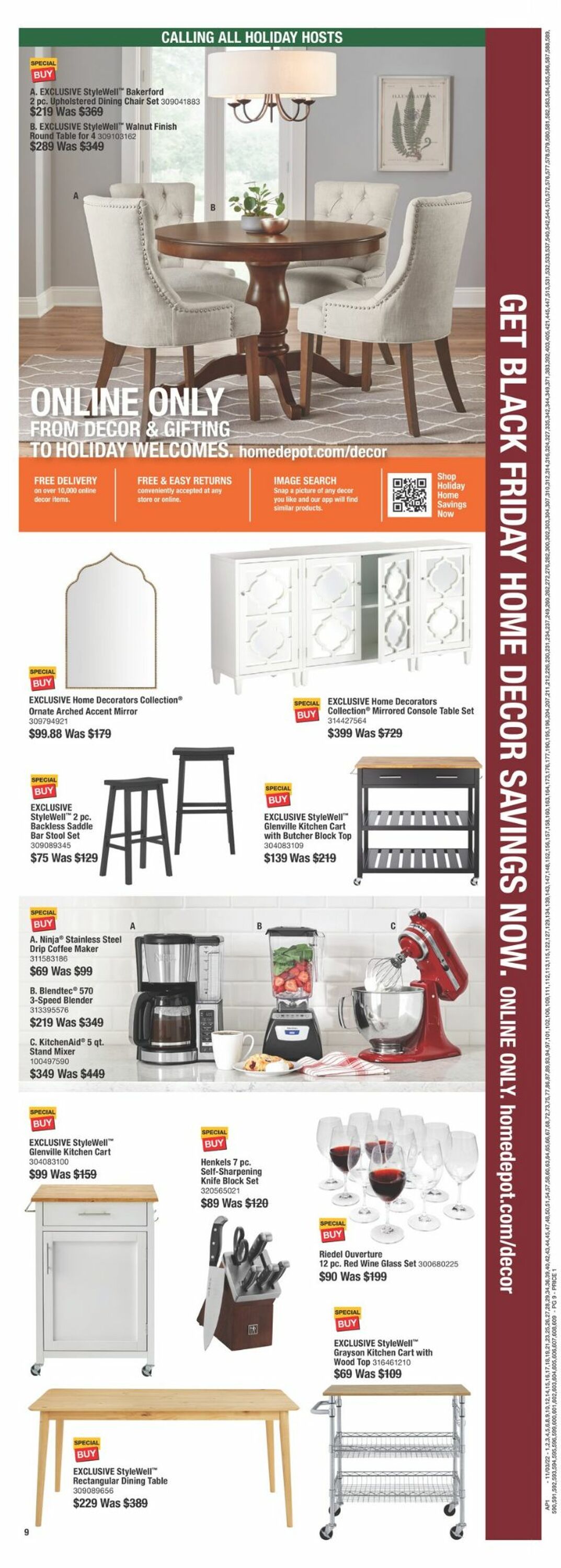 Home Depot Weekly Ad Circular - valid 11/03-11/23/2022 (Page 9)