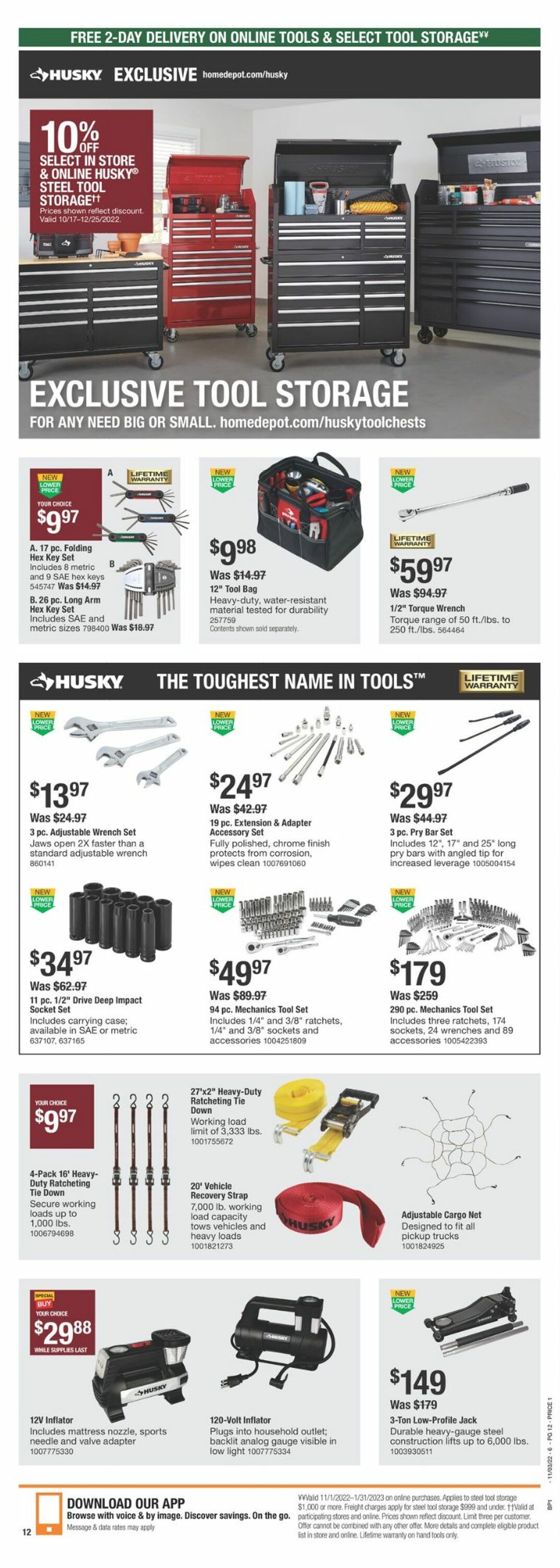 Home Depot Weekly Ad Circular - valid 11/03-11/23/2022 (Page 12)