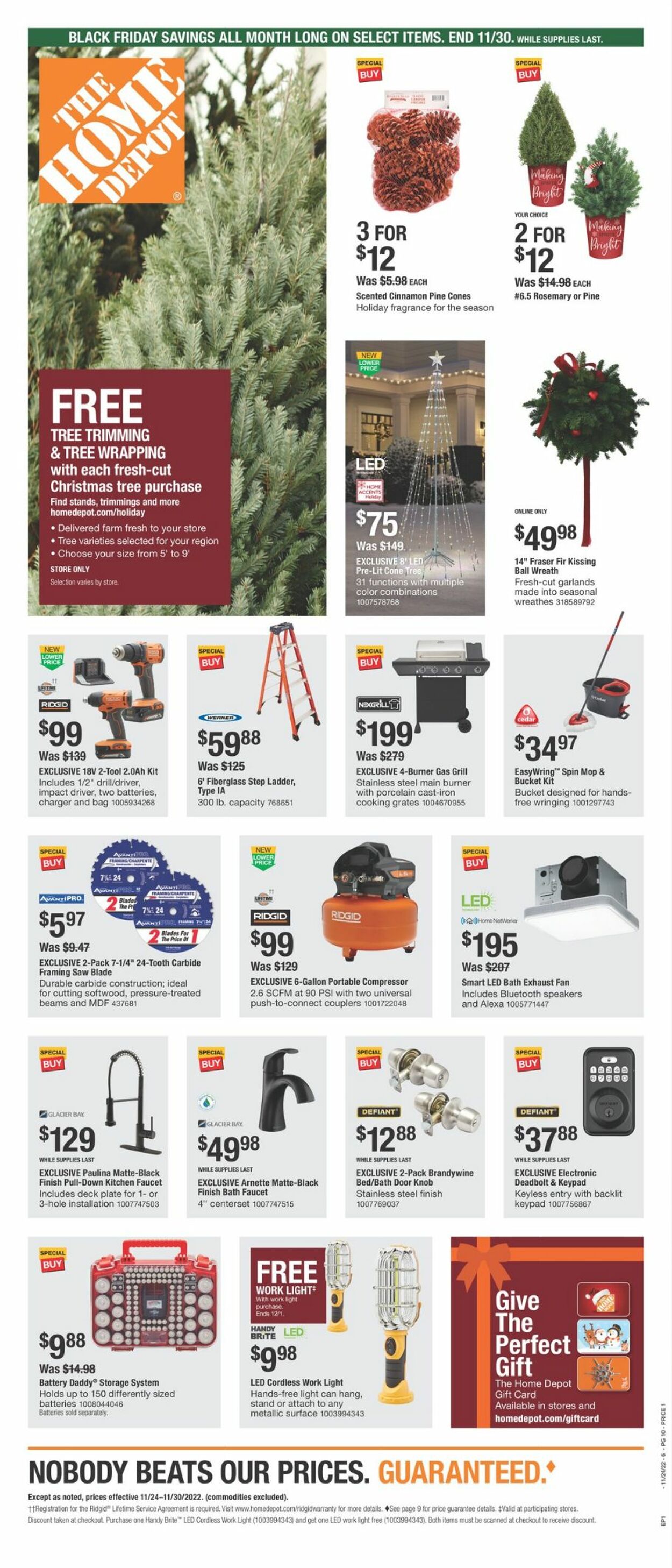Home Depot Weekly Ad Circular - valid 11/24-11/30/2022 (Page 10)