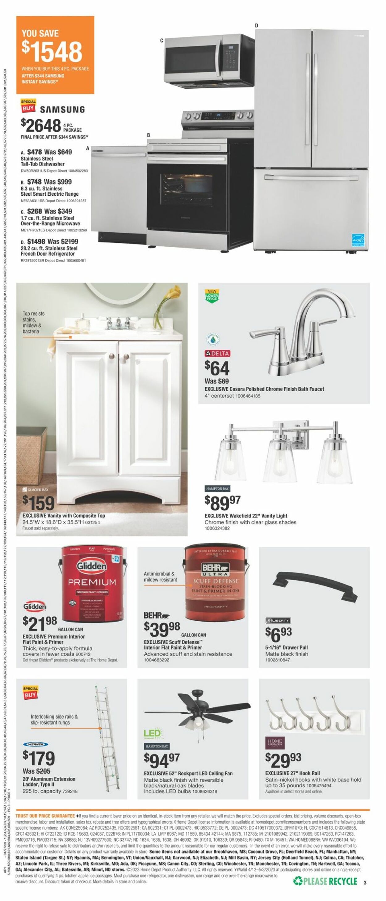 Home Depot Weekly Ad Circular - valid 04/27-05/03/2023 (Page 3)