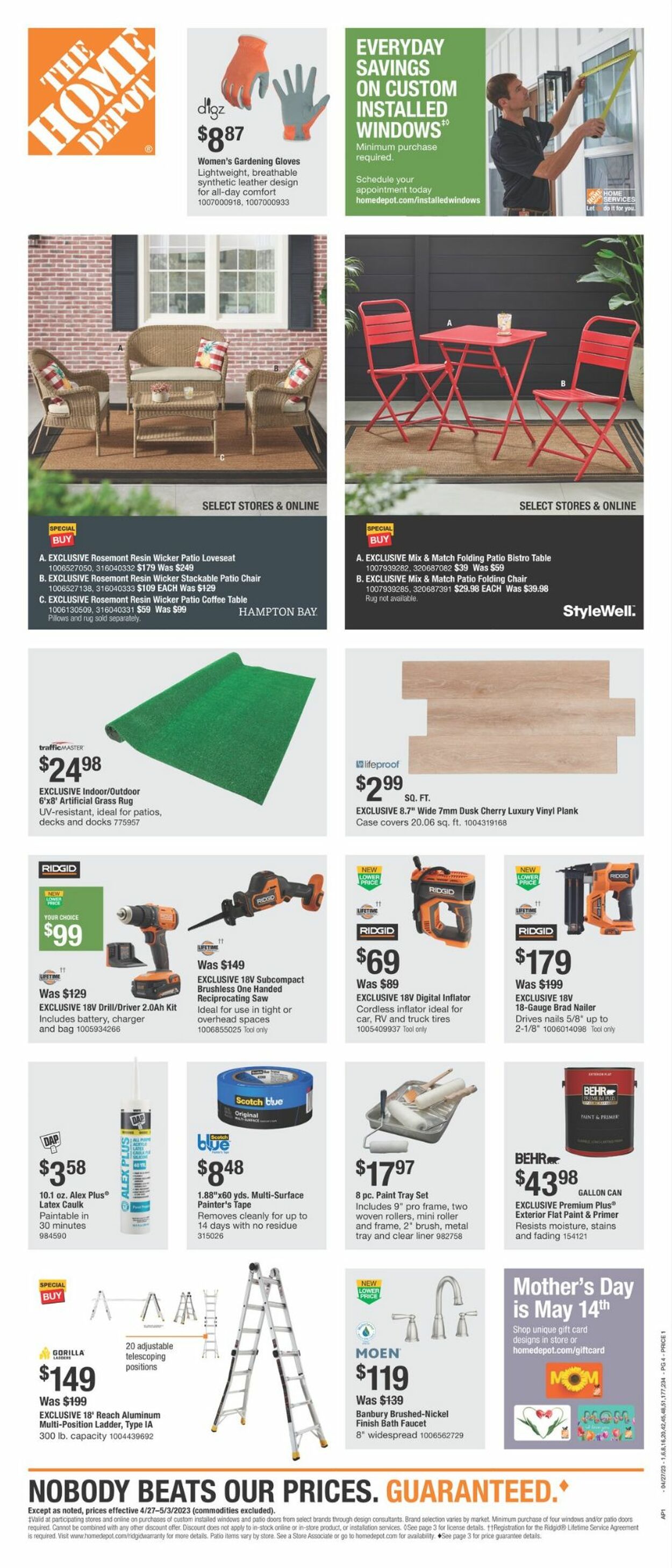 Home Depot Weekly Ad Circular - valid 04/27-05/03/2023 (Page 4)