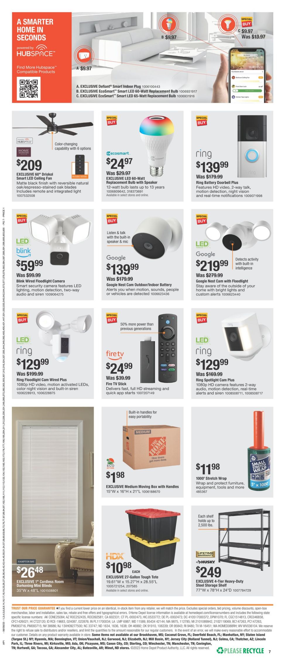 Home Depot Weekly Ad Circular - valid 06/08-06/18/2023 (Page 7)