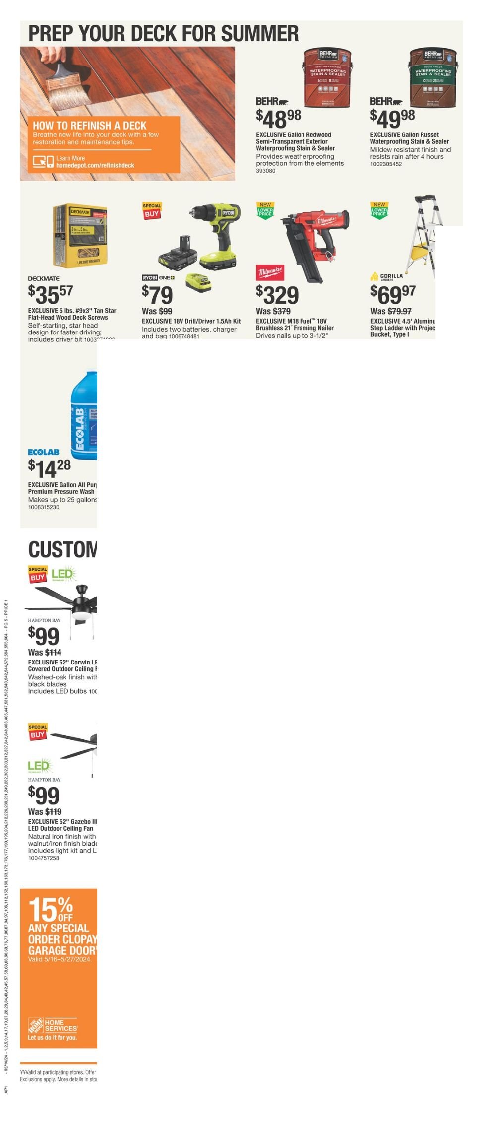 Home Depot Weekly Ad Circular - valid 05/16-05/27/2024 (Page 5)