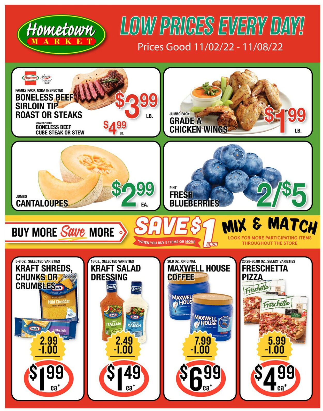 Hometown Market Weekly Ad Circular - valid 11/02-11/08/2022 (Page 2)