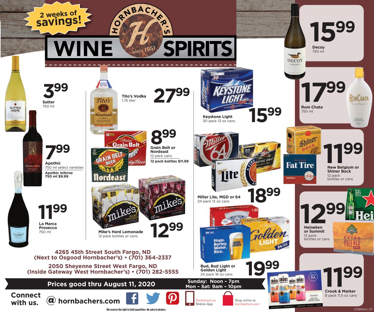Hornbacher's Weekly Ad Circular - valid 07/29-08/04/2020 (Page 11)