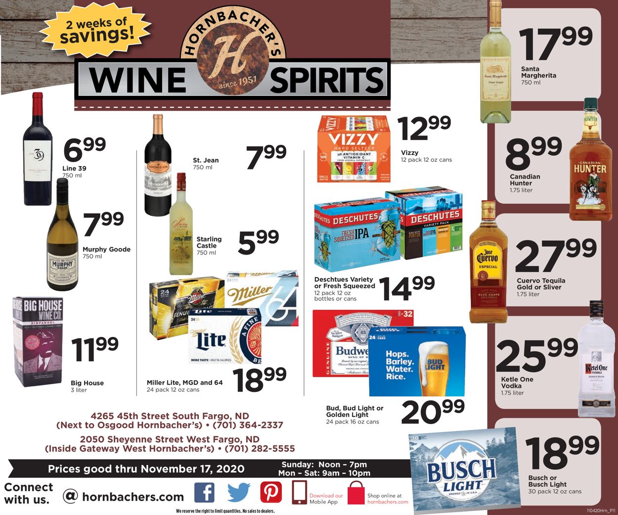 Hornbacher's Weekly Ad Circular - valid 11/04-11/10/2020 (Page 11)