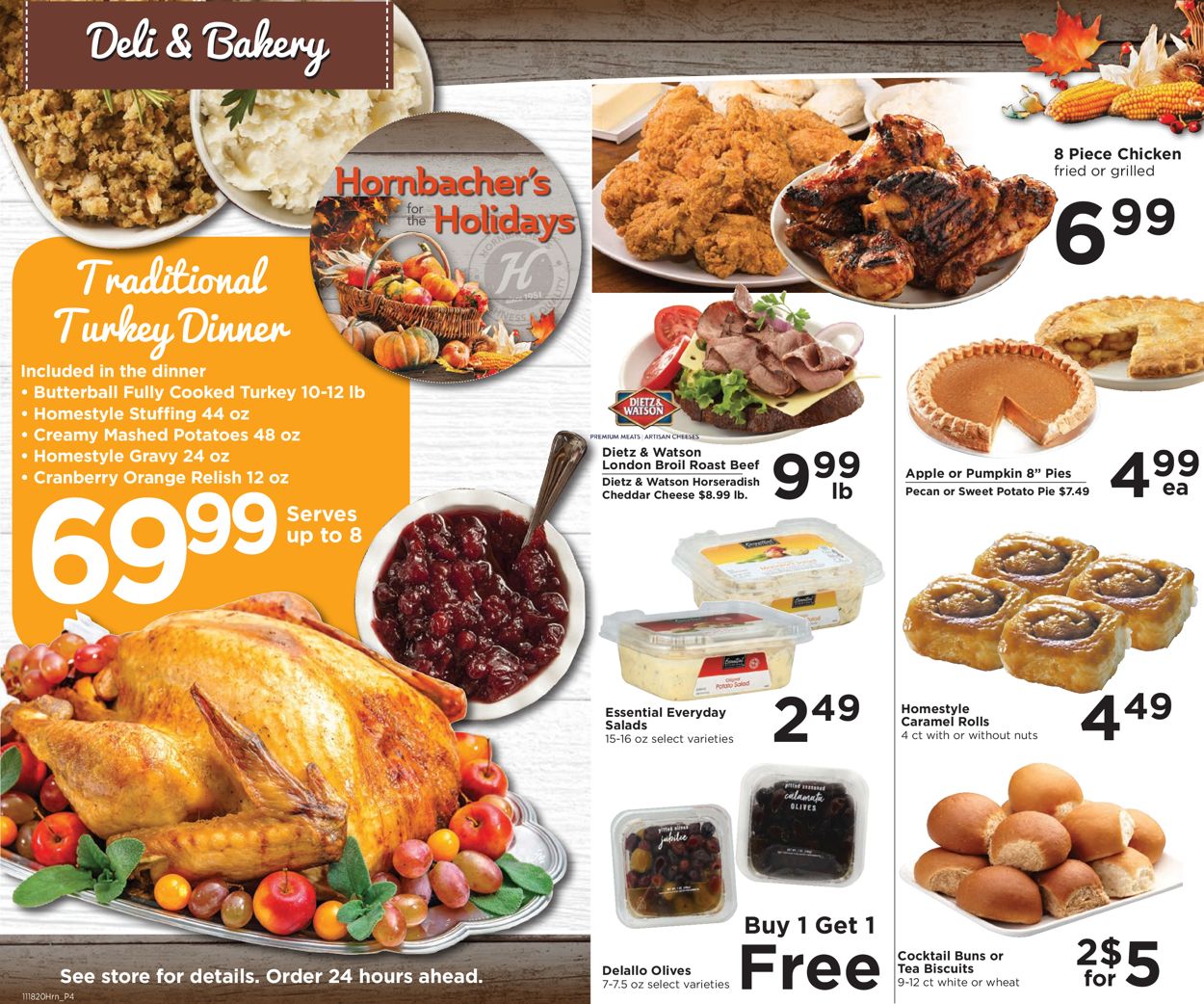 Hornbacher's Thanksgivig ad 2020 Weekly Ad Circular - valid 11/18-11/26/2020 (Page 4)