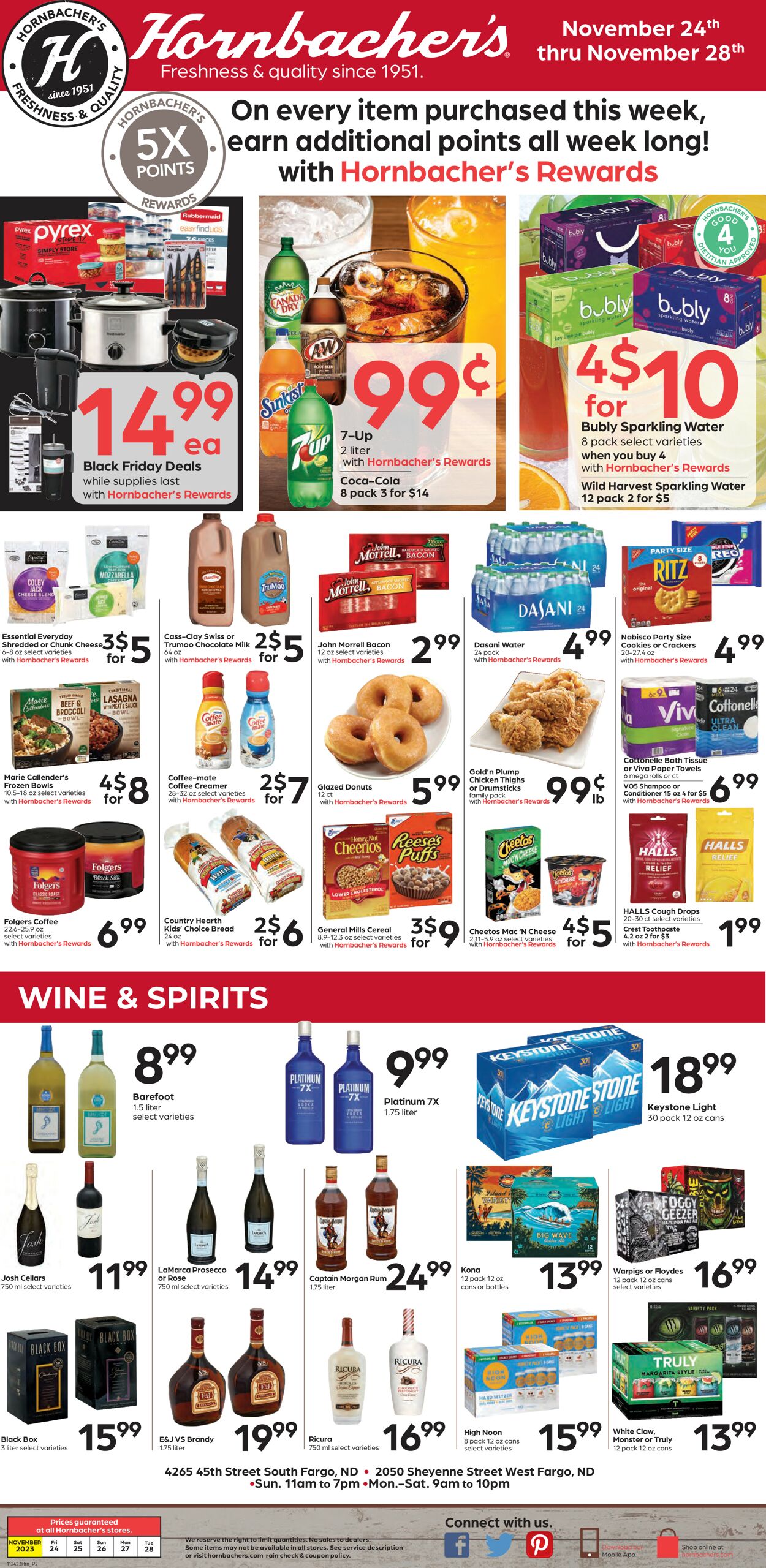 Hornbacher's Weekly Ad Circular - valid 11/24-11/28/2023 (Page 2)
