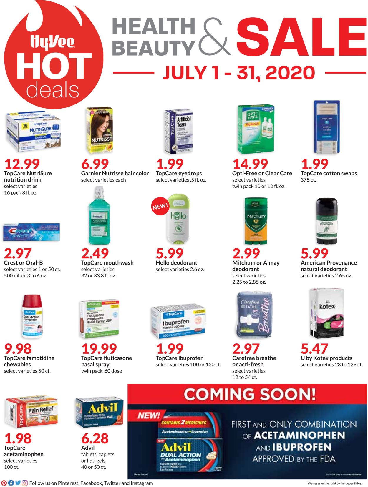 HyVee Weekly Ad Circular - valid 07/01-07/31/2020