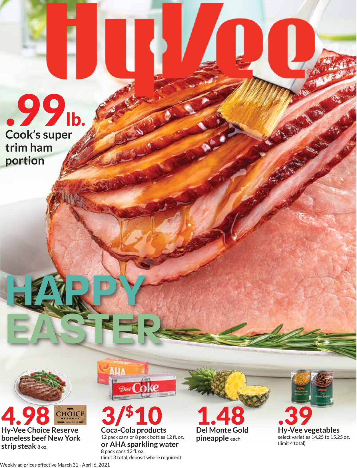 HyVee Easter 2021 Weekly Ad Circular - valid 03/31-04/06/2021