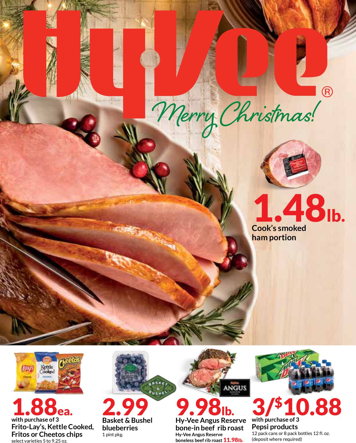 HyVee CHRISTMAS 2021 Weekly Ad Circular - valid 12/22-12/28/2021