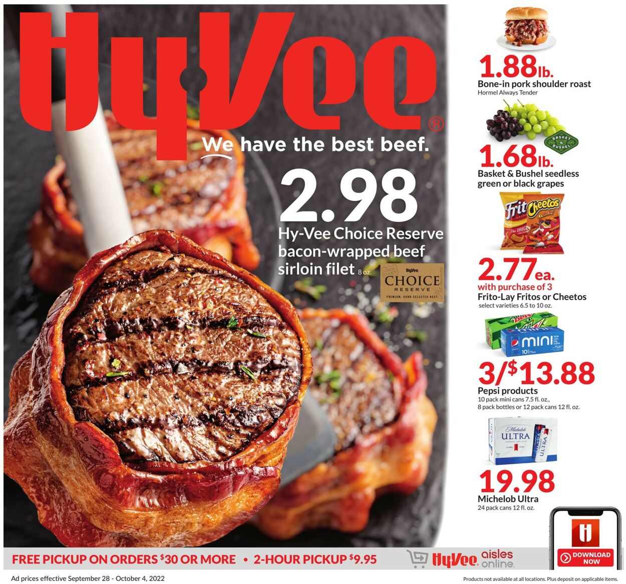 HyVee Weekly Ad Circular - valid 09/28-10/04/2022