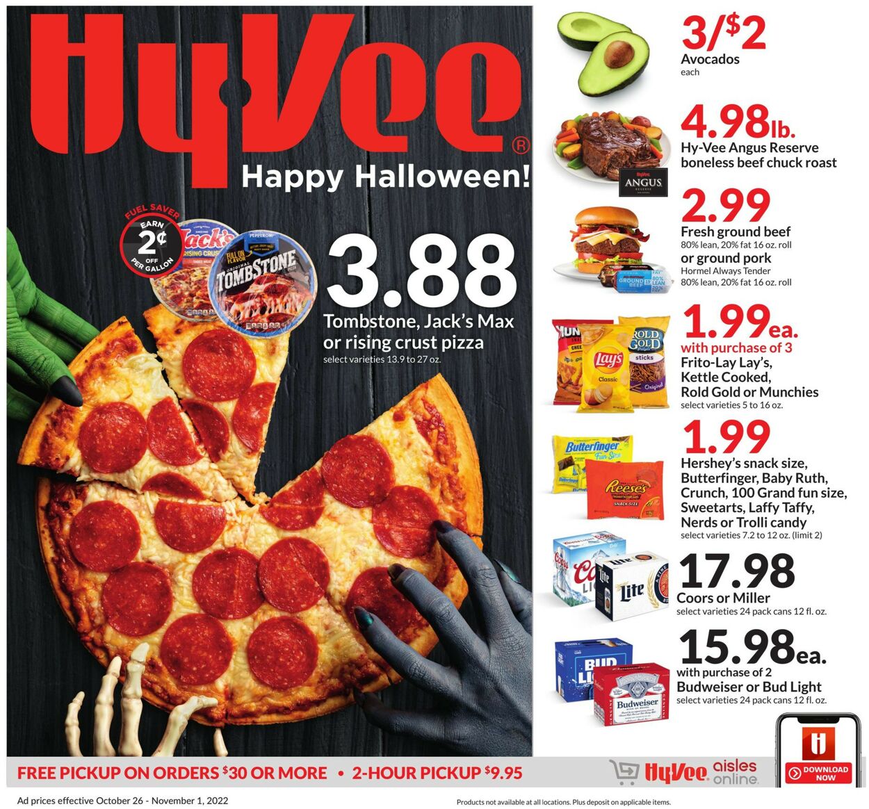 HyVee Weekly Ad Circular - valid 10/26-11/01/2022
