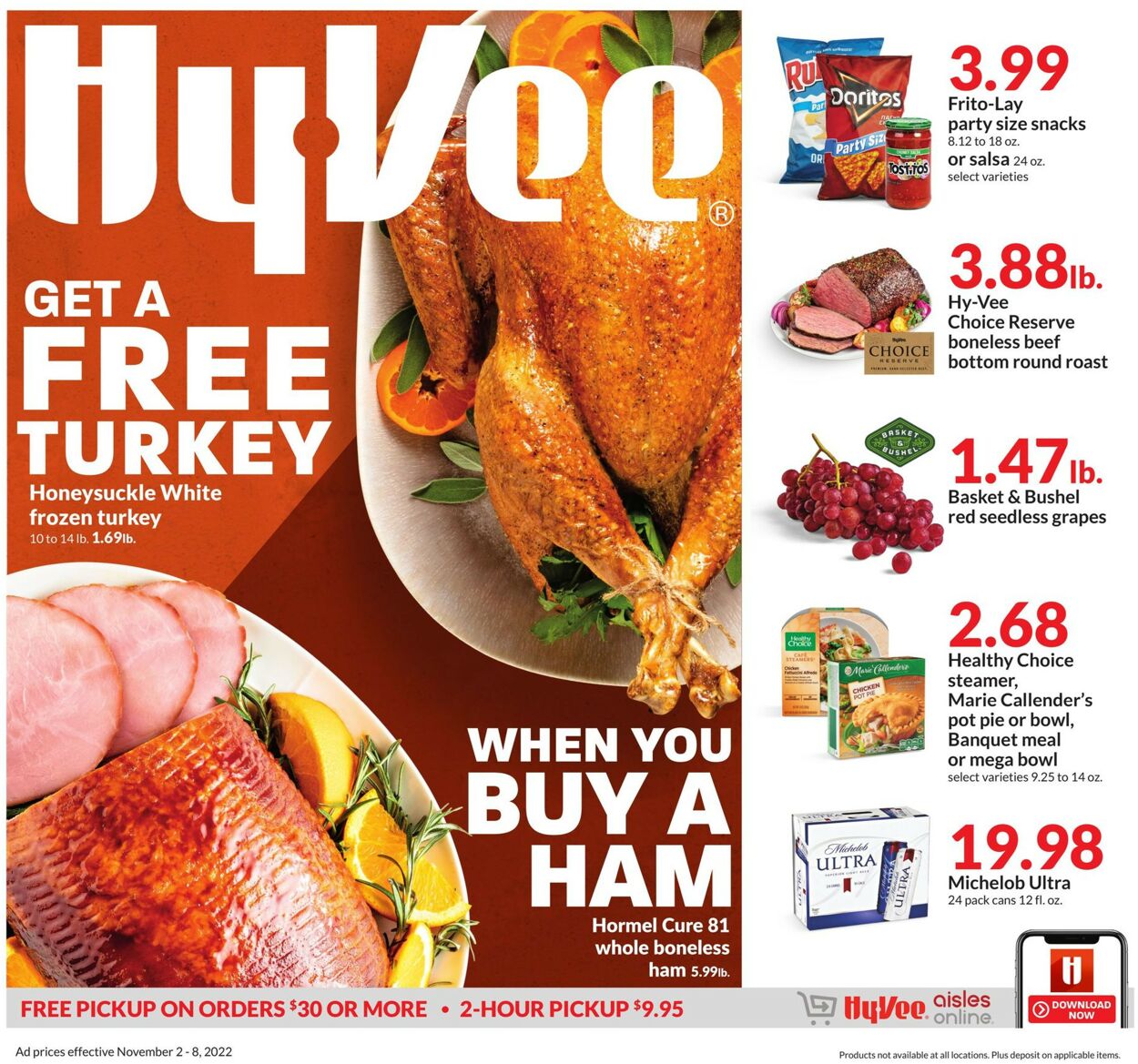 HyVee Weekly Ad Circular - valid 11/02-11/08/2022
