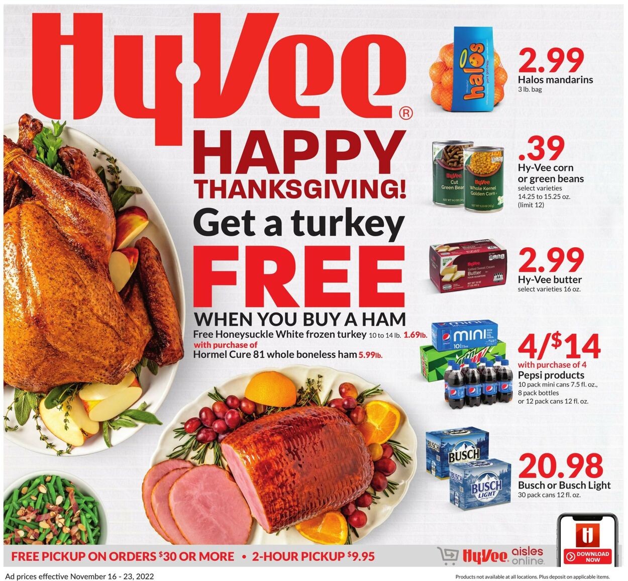 HyVee Weekly Ad Circular - valid 11/16-11/23/2022