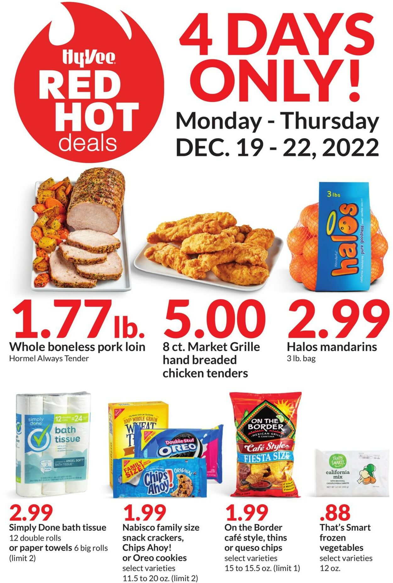 HyVee Weekly Ad Circular - valid 12/19-12/22/2022