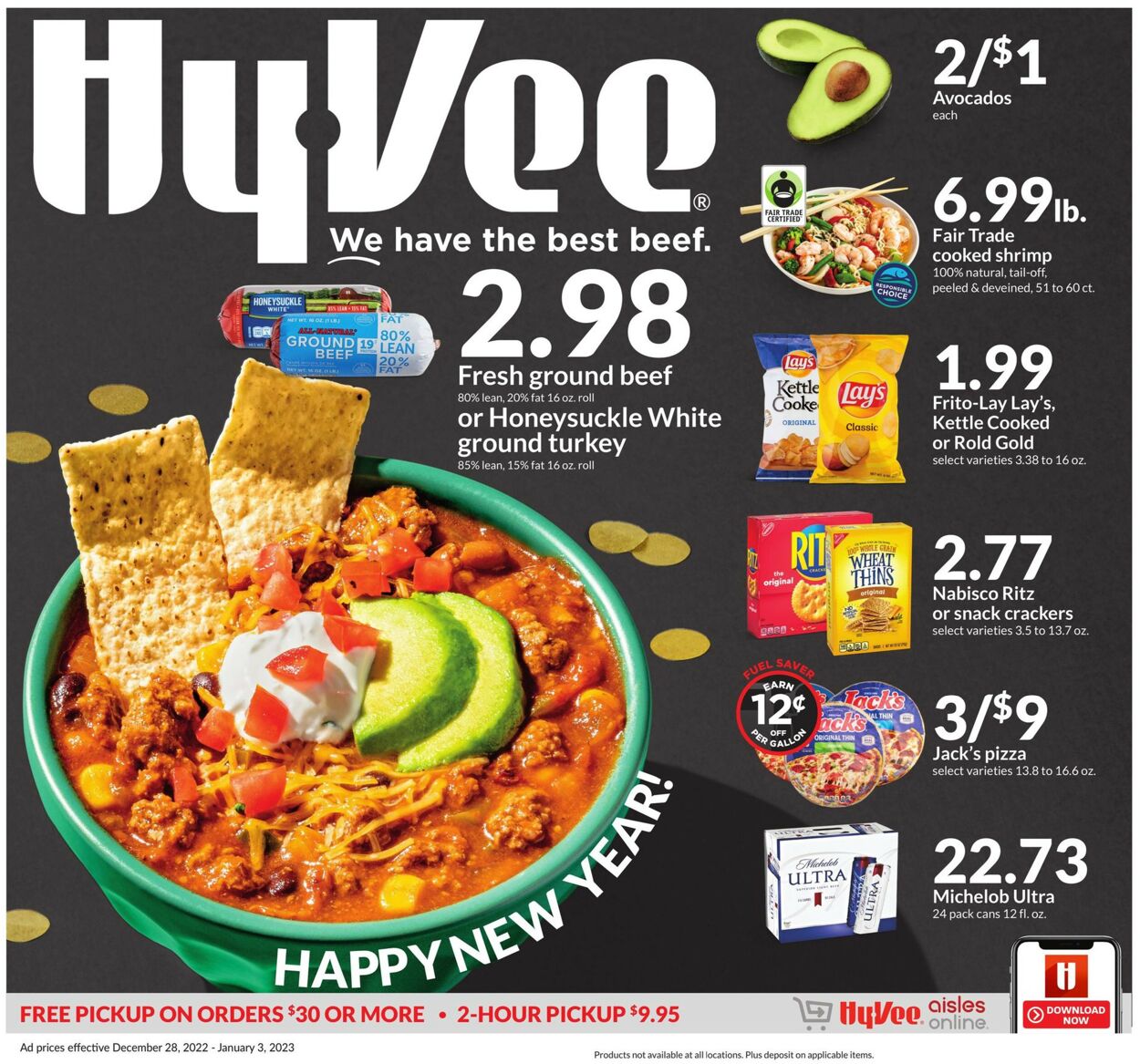 HyVee Weekly Ad Circular - valid 12/28-01/03/2023