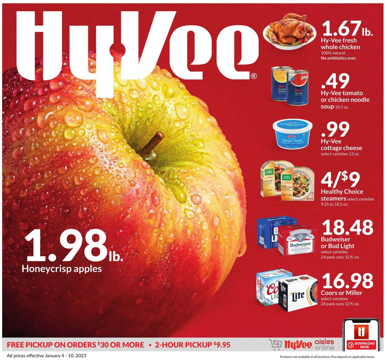 HyVee Weekly Ad Circular - valid 01/04-01/10/2023