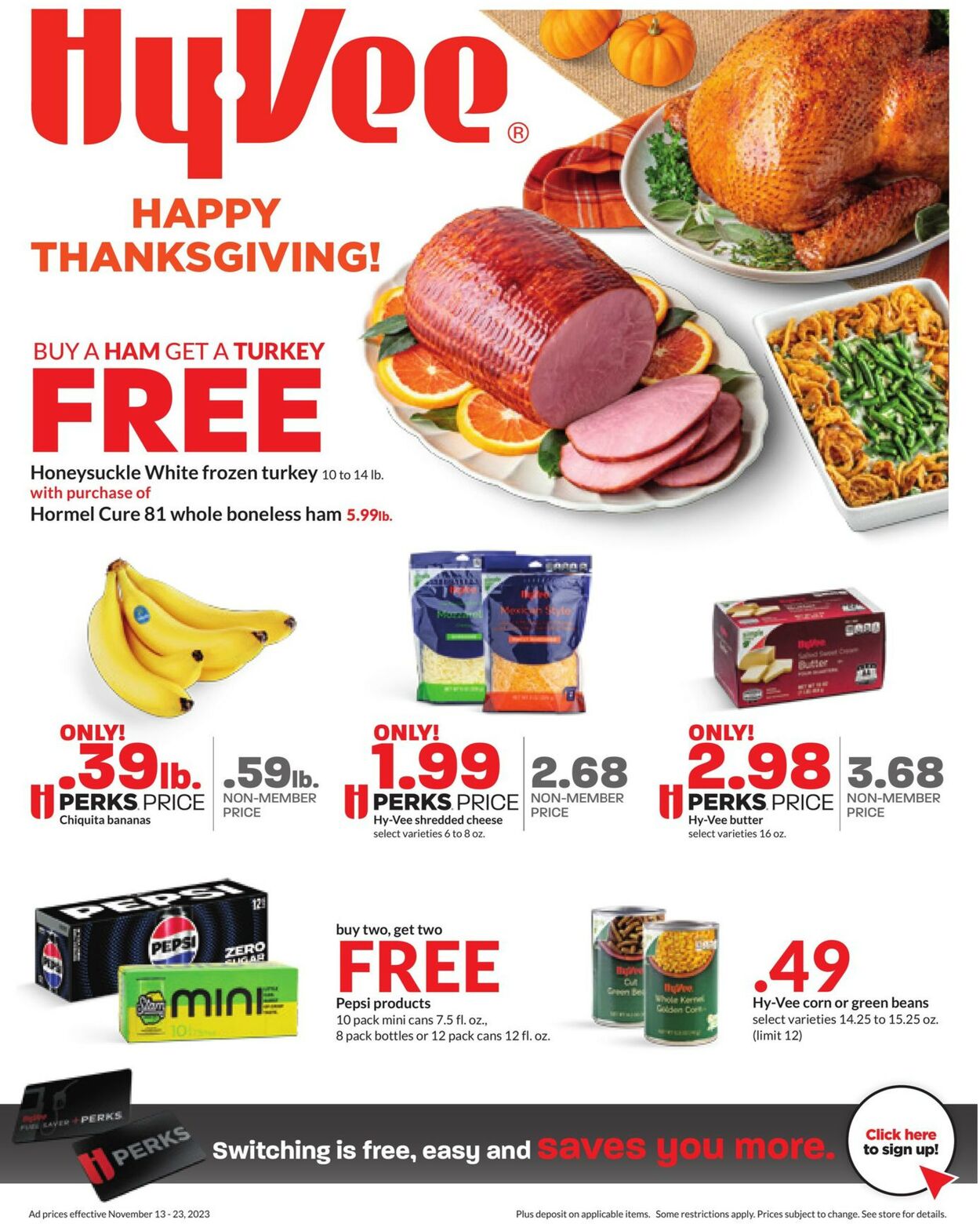 HyVee Weekly Ad Circular - valid 11/13-11/23/2023