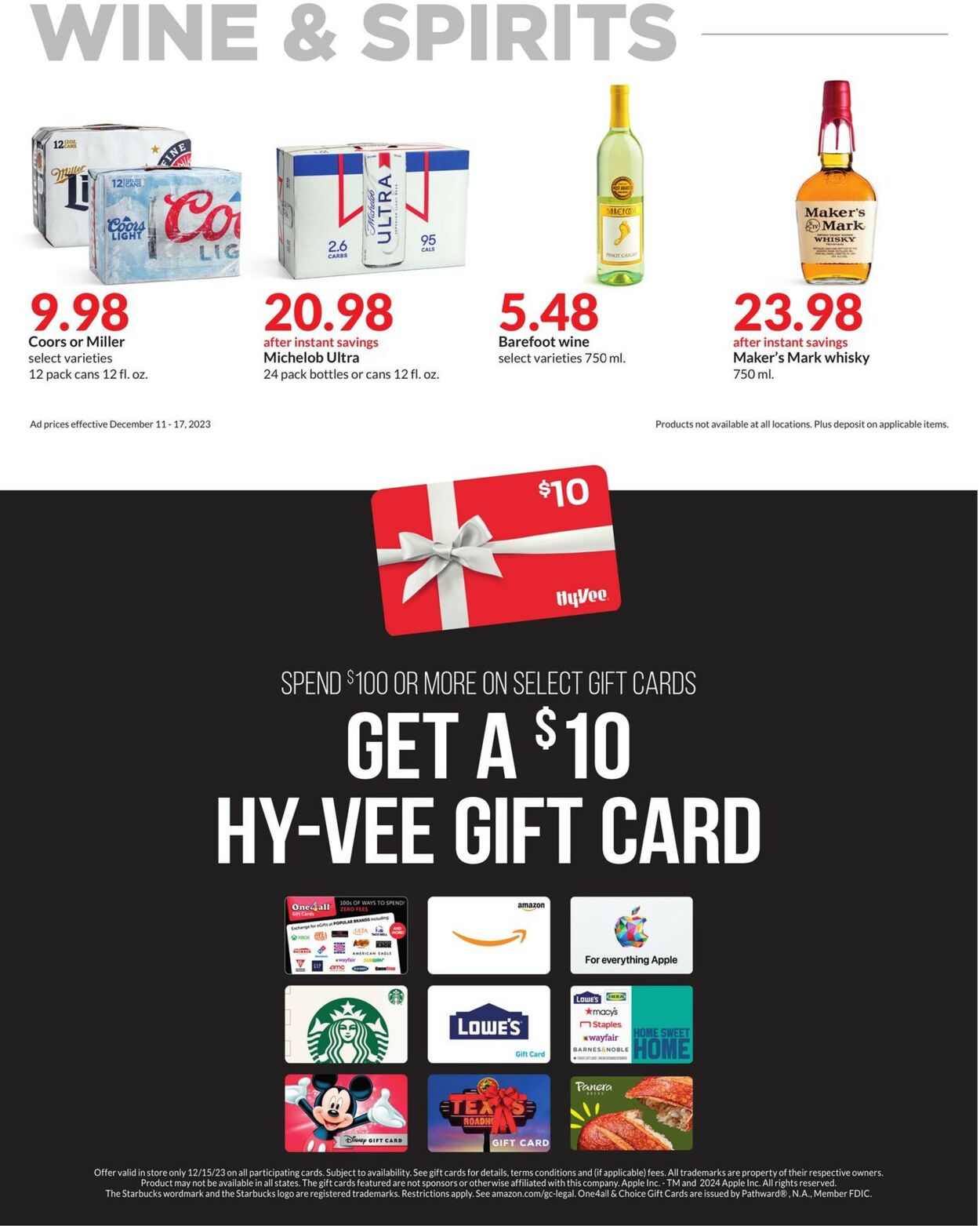 HyVee Weekly Ad Circular - valid 12/11-12/17/2023 (Page 8)