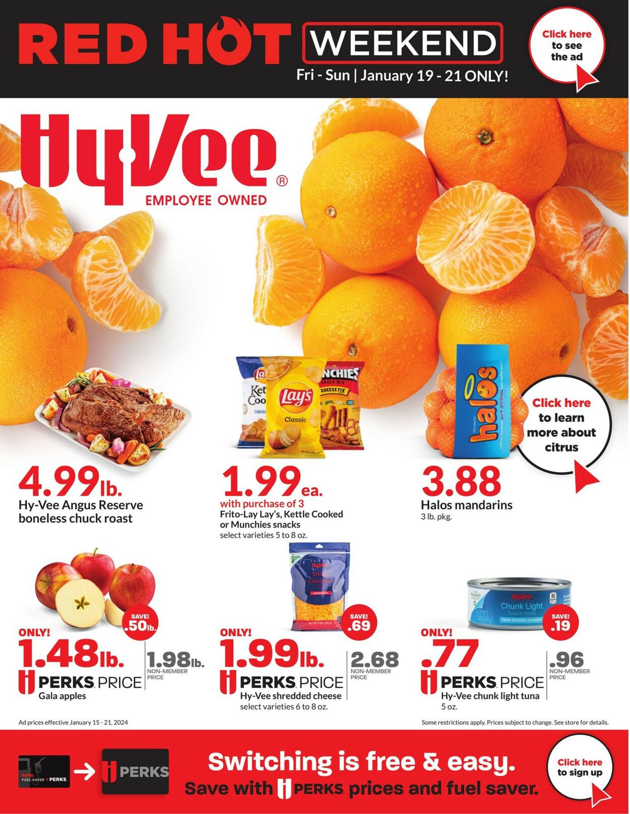 HyVee Weekly Ad Circular - valid 01/15-01/21/2024