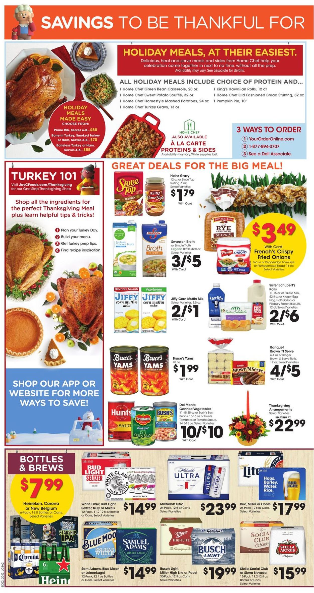 Jay C Food Stores Thanksgiving 2020 Ad Weekly Ad Circular - valid 11/18-11/26/2020 (Page 2)