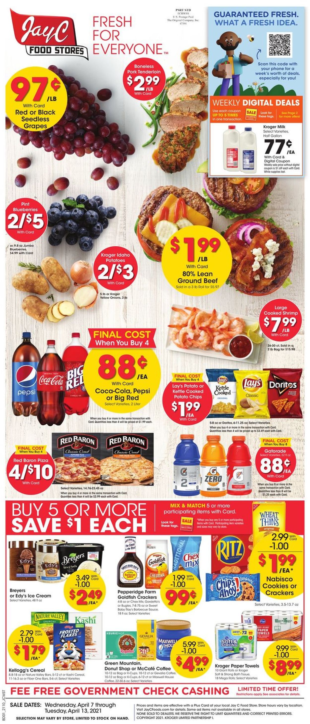 Jay C Food Stores Weekly Ad Circular - valid 04/07-04/13/2021