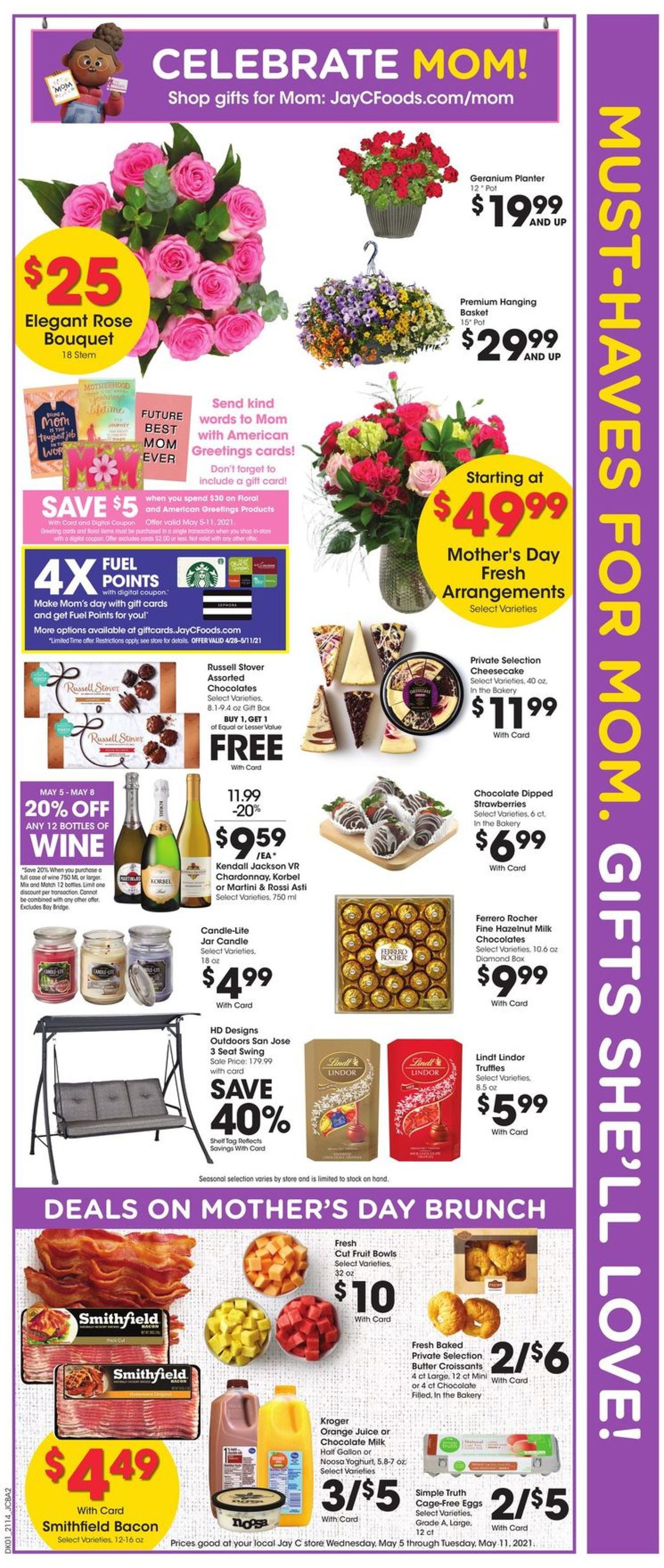 Jay C Food Stores Weekly Ad Circular - valid 05/05-05/11/2021 (Page 2)