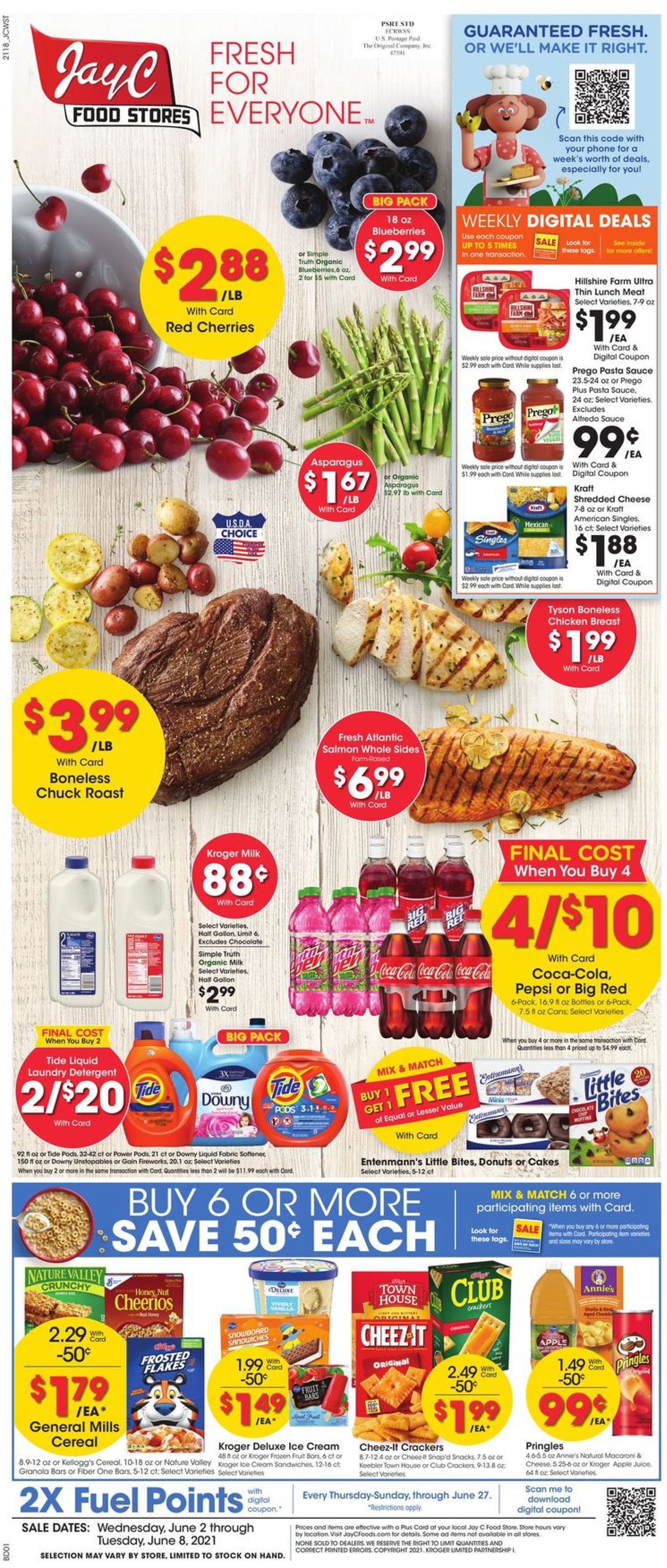 Jay C Food Stores Weekly Ad Circular - valid 06/02-06/08/2021