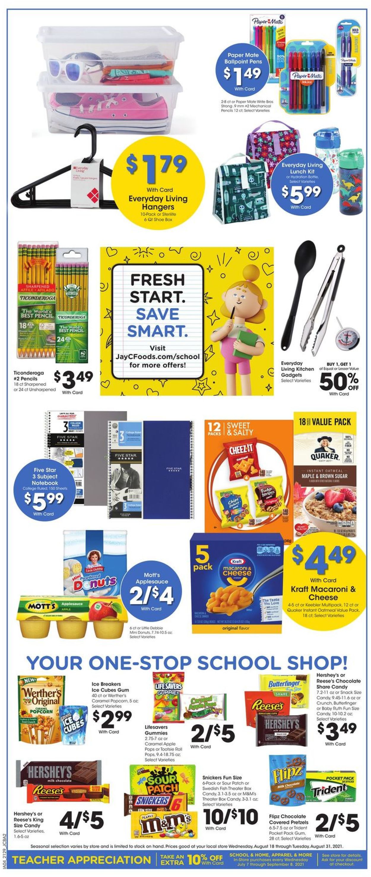 Jay C Food Stores Weekly Ad Circular - valid 08/18-08/24/2021 (Page 9)
