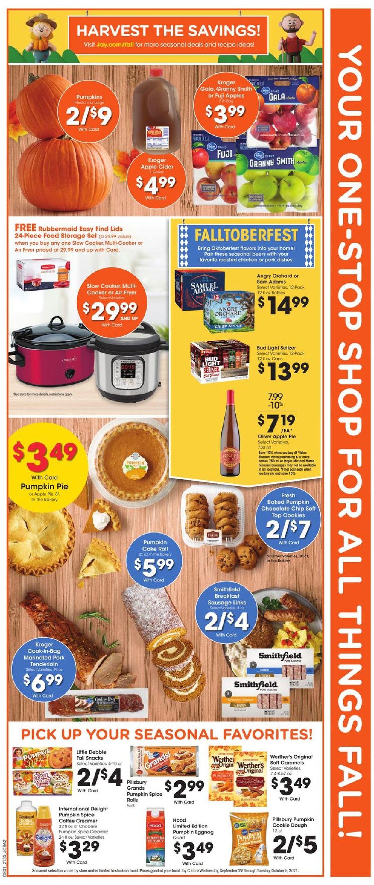 Jay C Food Stores Weekly Ad Circular - valid 09/29-10/05/2021 (Page 2)