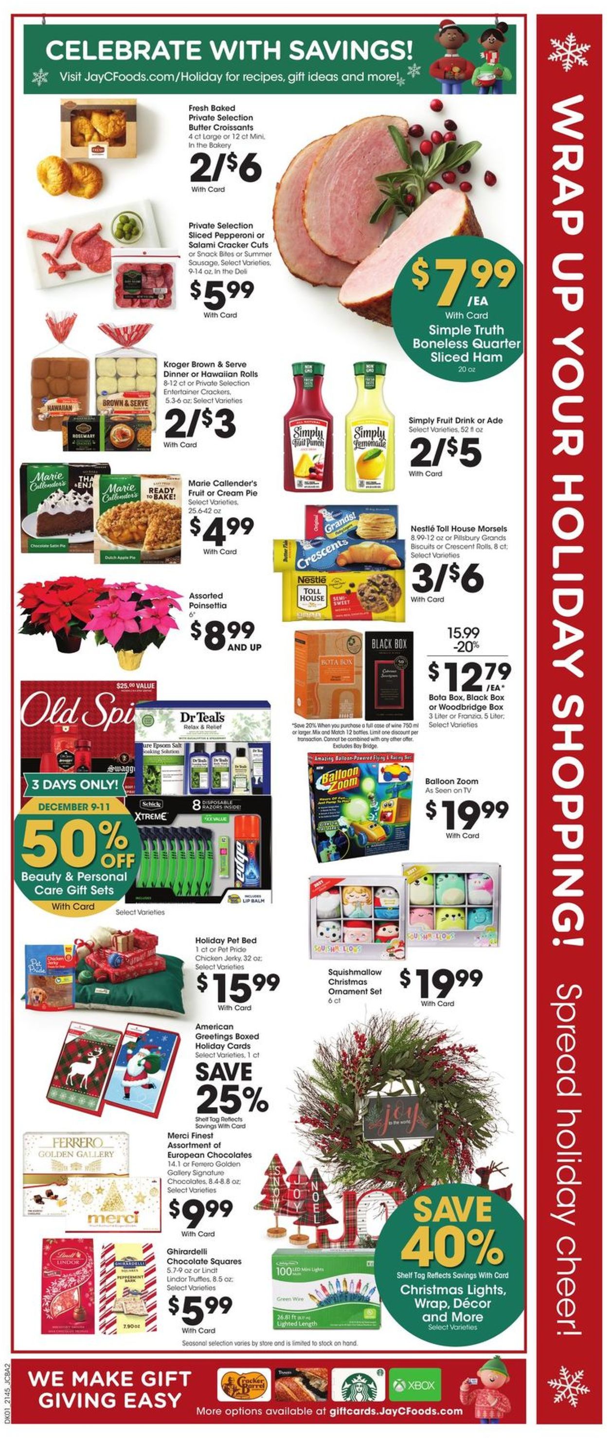 Jay C Food Stores HOLIDAY 2021 Weekly Ad Circular - valid 12/08-12/14/2021 (Page 4)