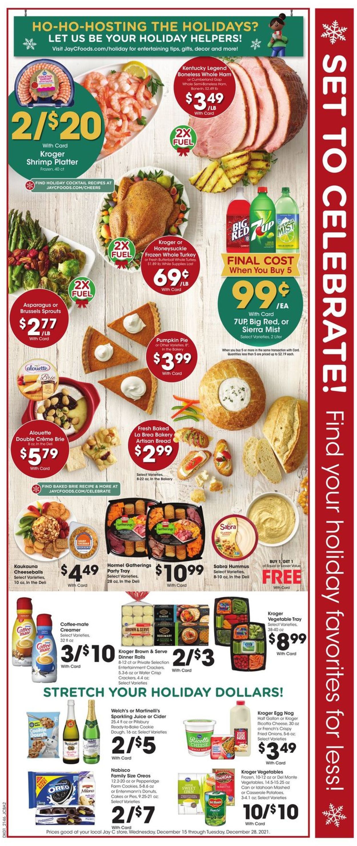 Jay C Food Stores CHRISTMAS 2021 Weekly Ad Circular - valid 12/15-12/28/2021 (Page 4)